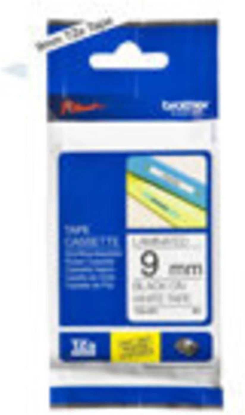 Imagen 3 de Cinta Brother TZE-221 Negro sobre Blanco de 9 mm (0,35 pulg.) para P-Touch 8mt
