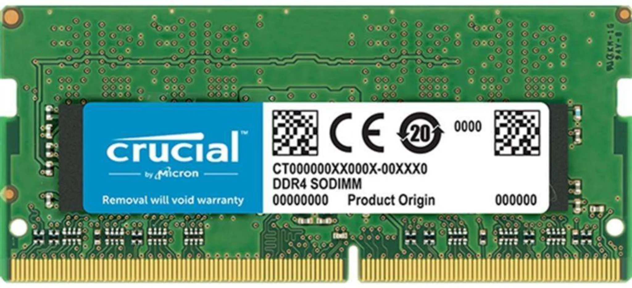 Imagen 0 de Memoria RAM 8GB DDR4 2666MHz SO-DIMM CL19 Non-ECC 1.2V 260p - Crucial
