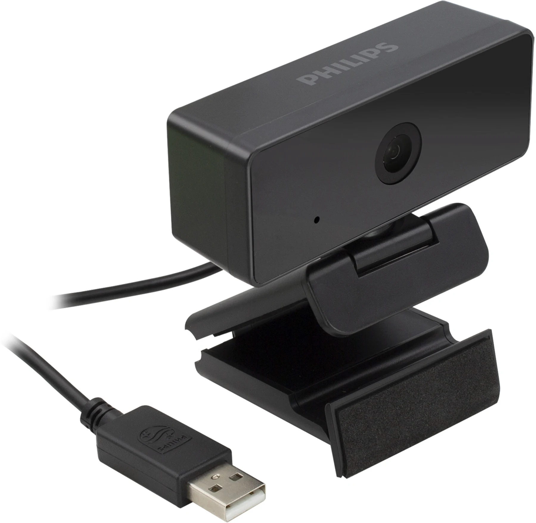 Imagen 2 de Cámara Web Philips SPL6406BM FHD 1080p 30fps c/Mic Clip USB Negro p/Win Mac iOS