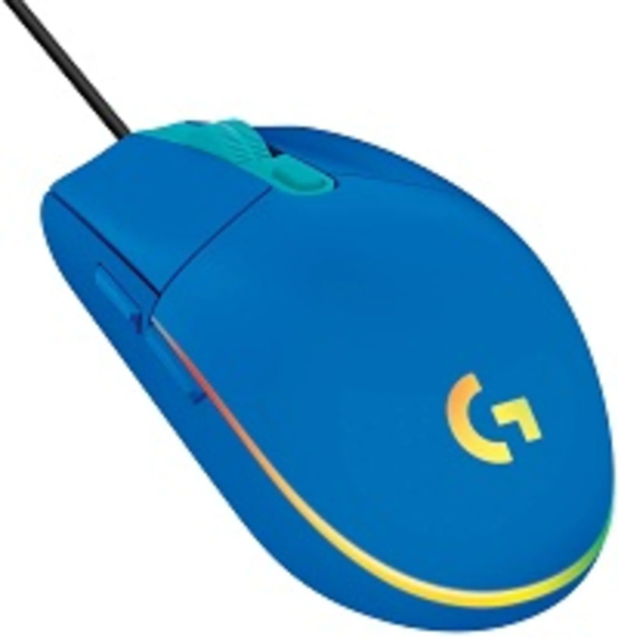 Imagen 0 de Mouse Gamer Alámbrico Logitech G203 RGB 6 Botones 8000dpi USB Azul