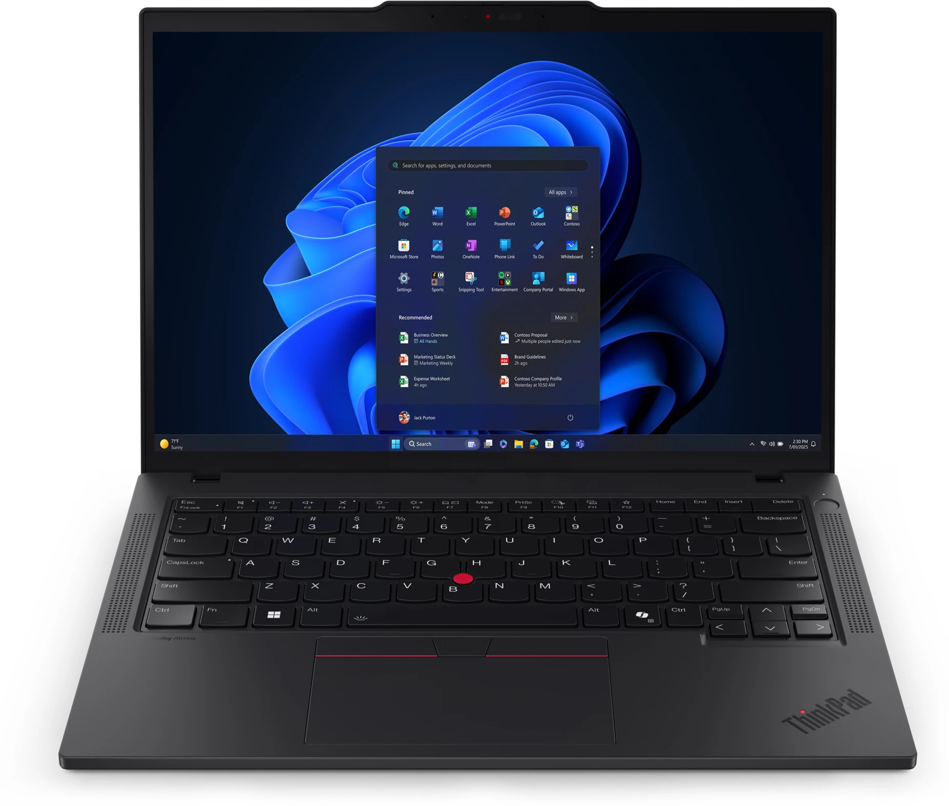 Imagen 0 de Notebook Lenovo ThinkPad T14 Gen6 Ultra 7 255U 16GB 512GB 14" W11P