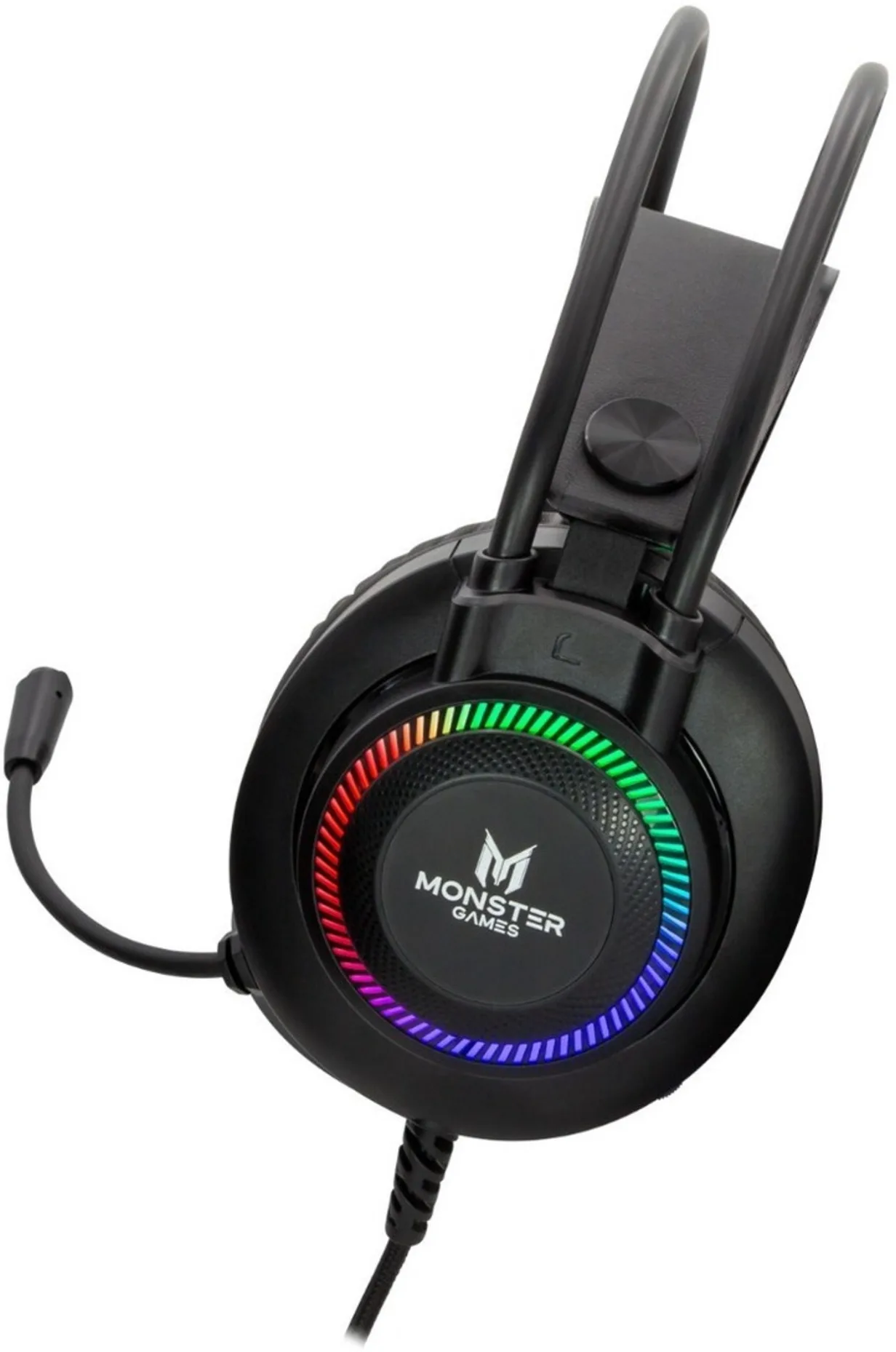 Imagen 0 de Audífonos Alámbricos Monster AU624 THROB, OverEar RGB c/Mic Jack USB Adap