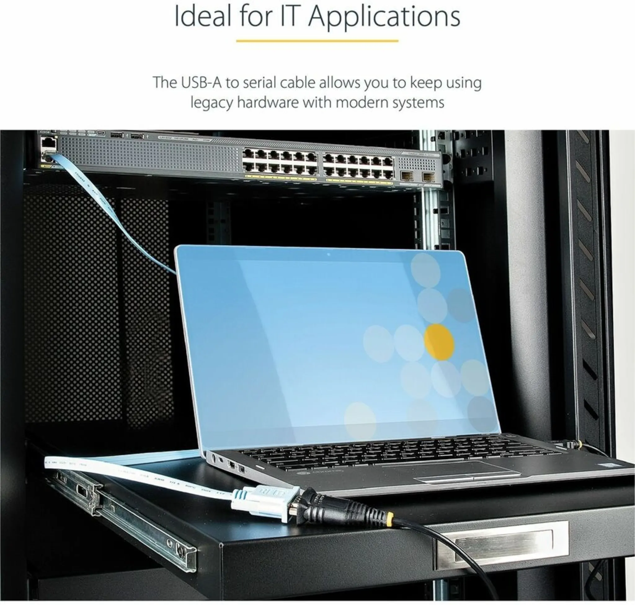 Imagen 8 de Cable Adaptador USB a Serial RS232 1mt 3ft para PLC/Impresora/Escáner - StarTech