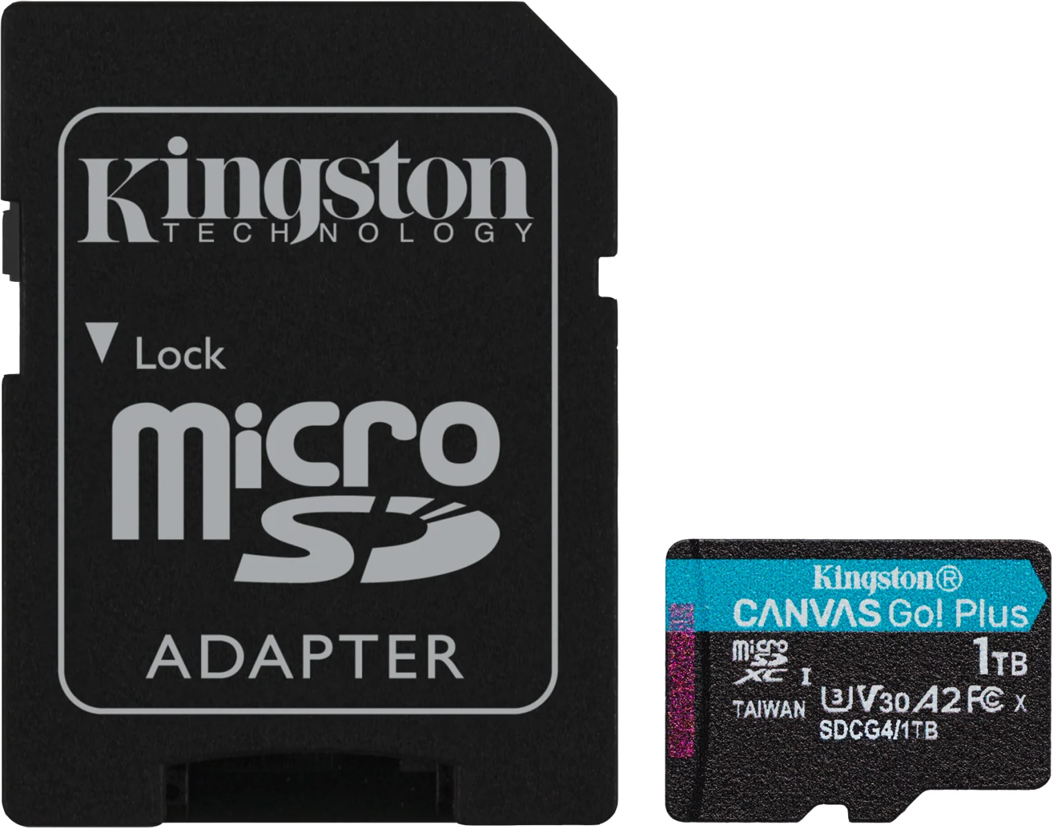 Imagen 0 de Memoria MicroSDXC 1TB Kingston Canvas Go Plus Cat10 UHS-I U3 V30 A2 Lec200MB/s