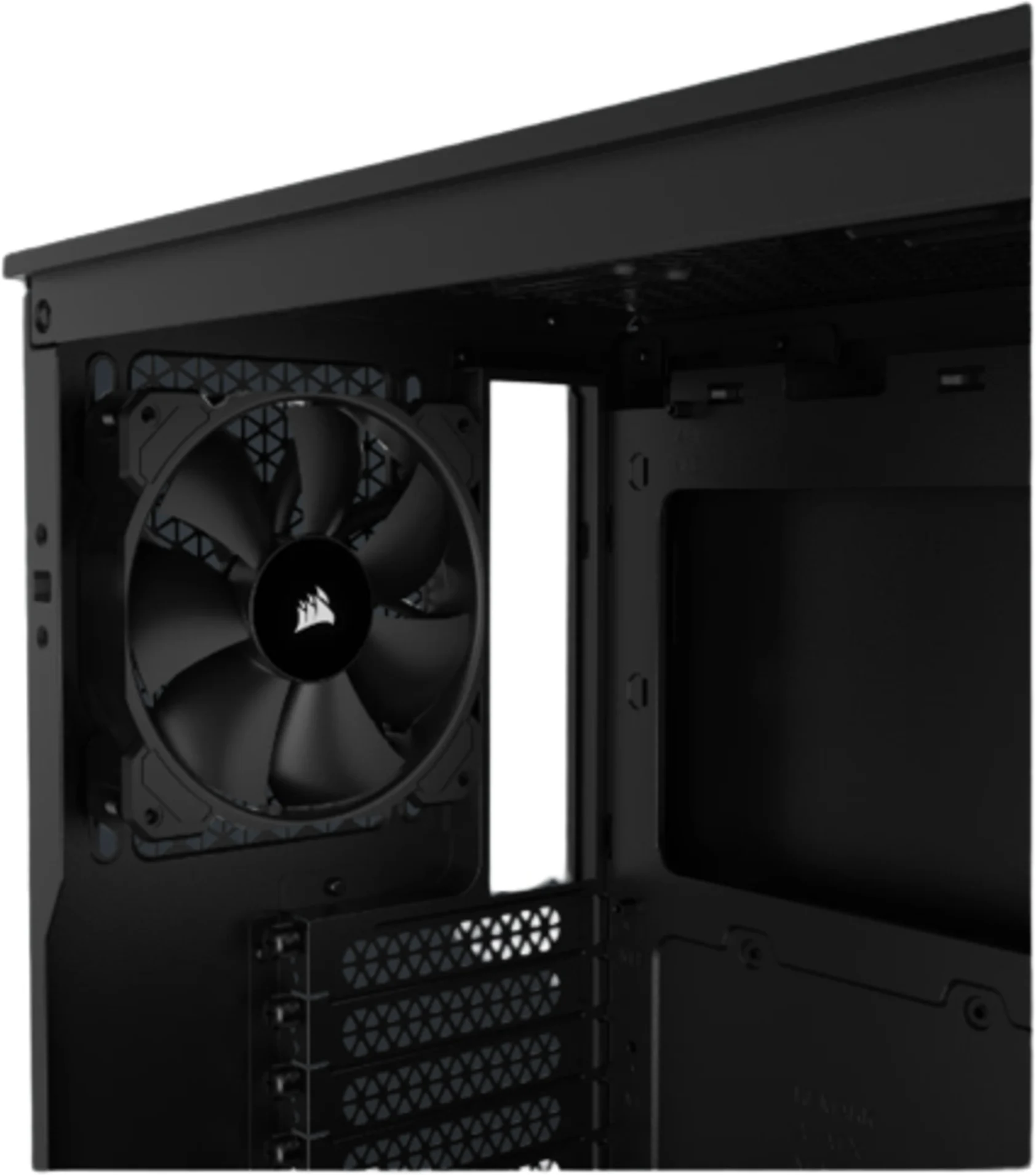 Imagen 4 de Gabinete Corsair 3000D AirFlow, Vidrio Templado 2*USB3.2 Aud/mic Black SinFuente