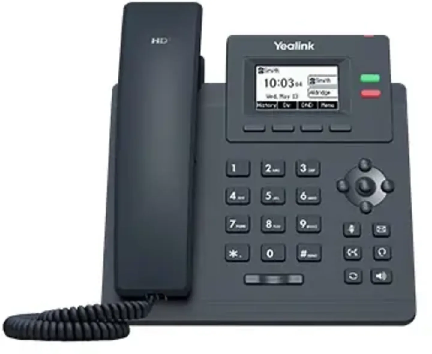 Imagen 0 de Teléfono Yealink SIP-T31P IP Básico con 2 Líneas de Voz y HD Soporte PoE LCD 2.3