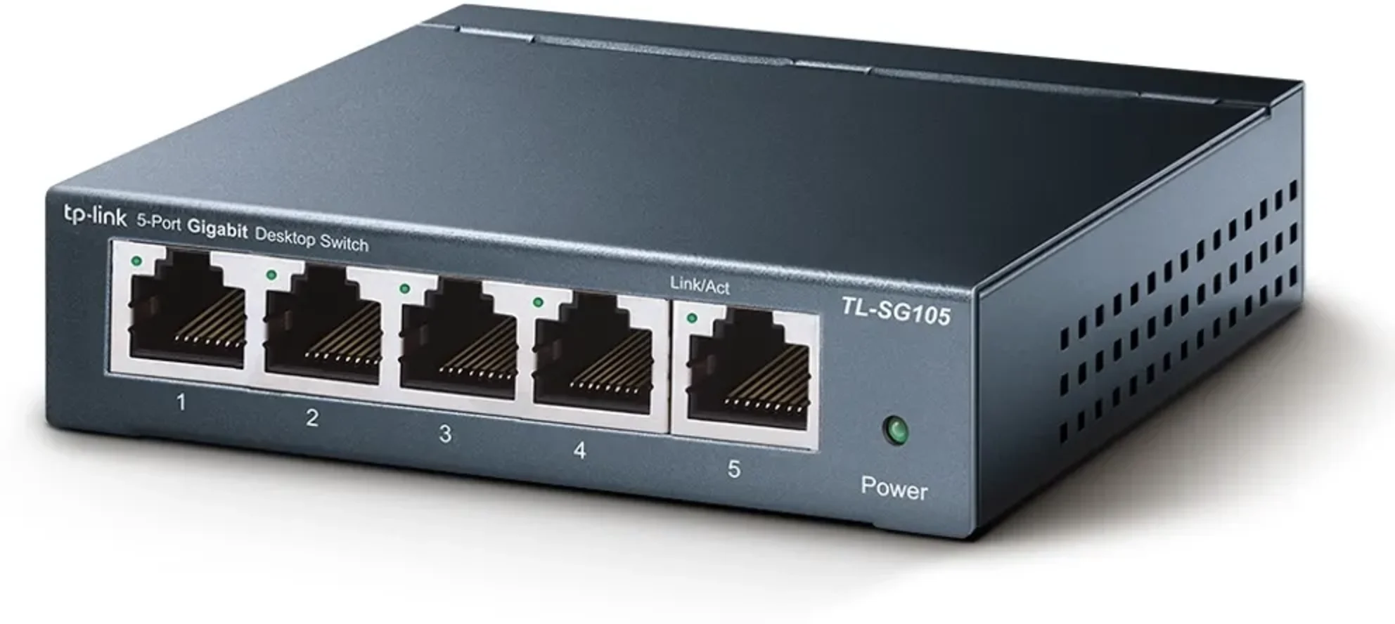 Imagen 1 de Switch TP-Link TL-SG105, 5 Puertos 10/100/1000 Mbps No-Admin no-Rack Compacto