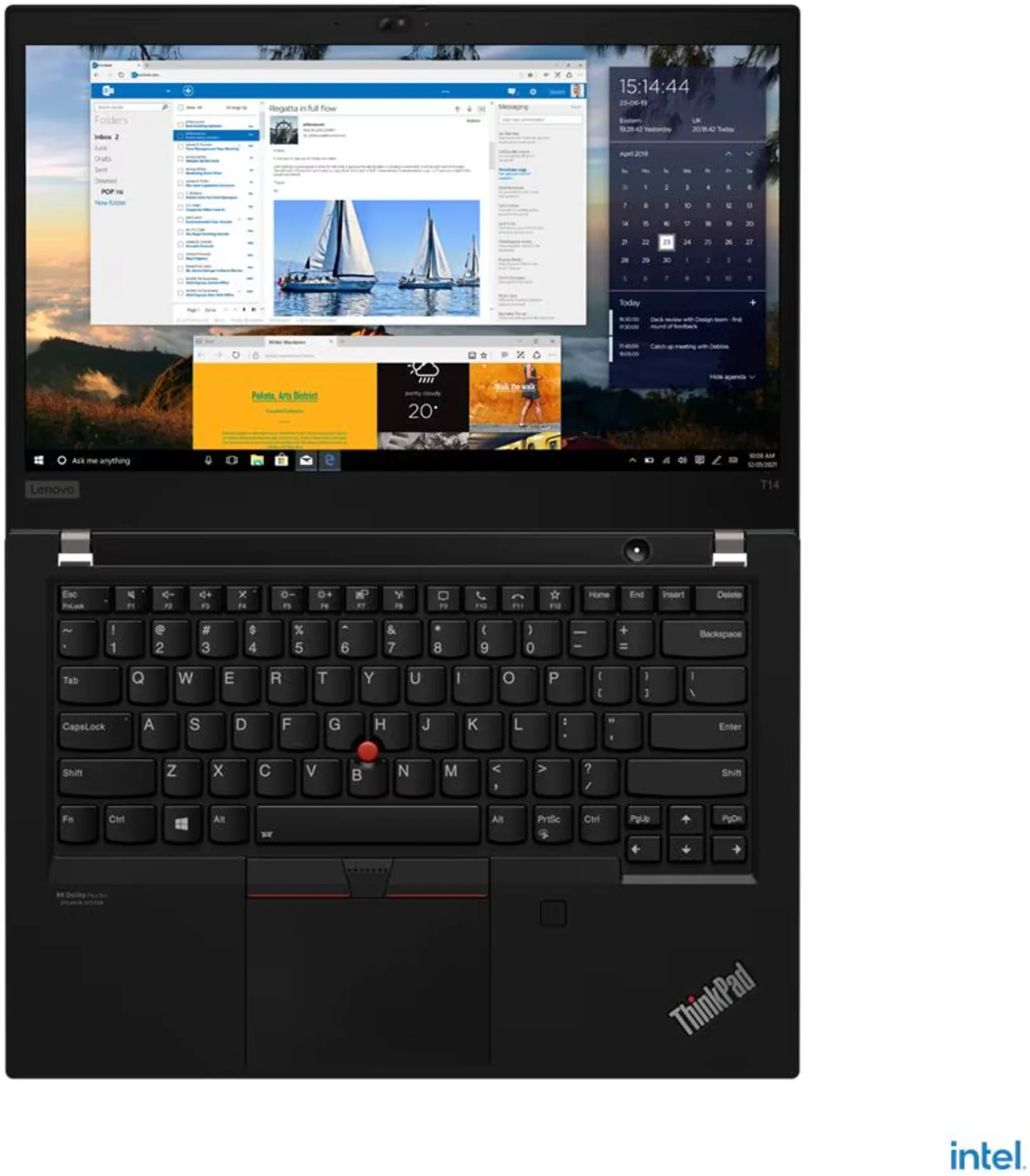Imagen 4 de Notebook Lenovo Thinkpad T14 Gen2 I5-1135G7, 16GB SSD 512GB M.2 14," W11Pro (Reacondicionado)