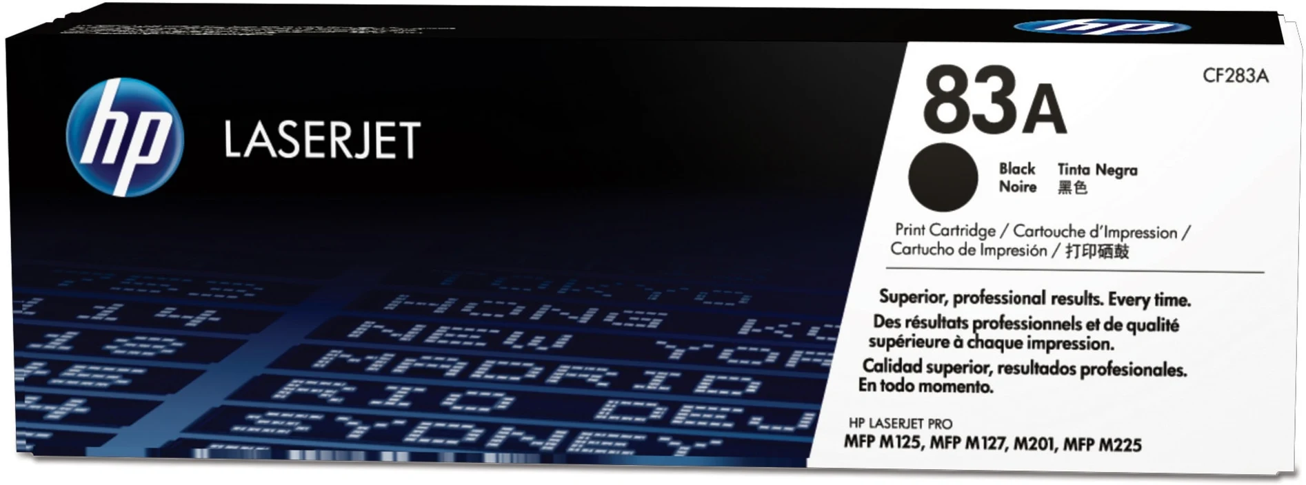 Imagen 0 de Toner HP 83A Negro p/Impresora LaserJet Pro M125a-M225dw-M127nf aprox 1500 pag