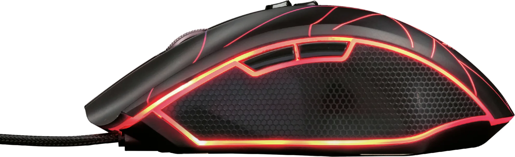 Imagen 6 de Mouse Gamer Alámbrico Trust GXT160 TURE RGB Óptico 4000DPI 7 Botones USB-A Negro