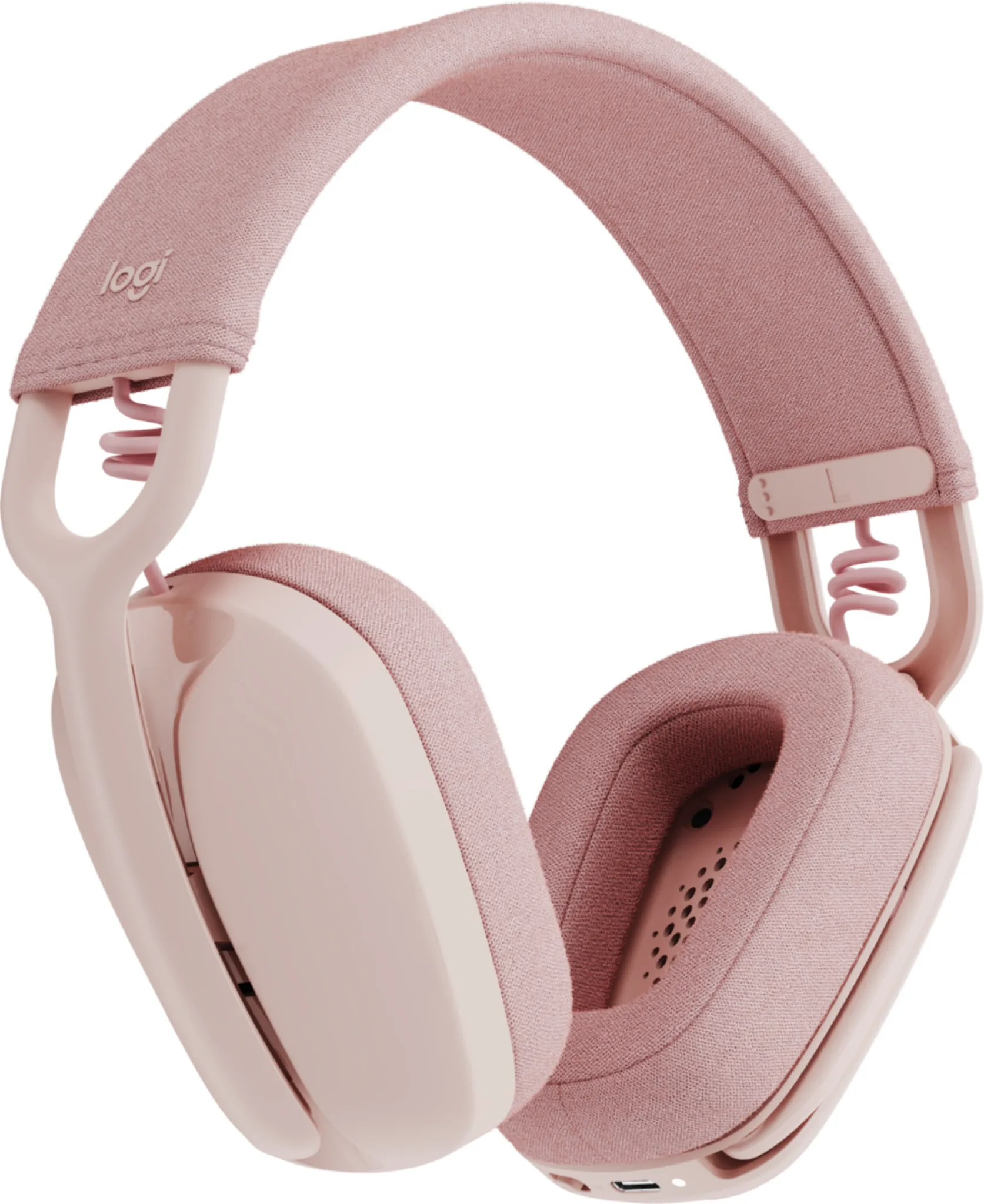 Imagen 1 de Audífonos Logitech Zone Vibe 100 Inalámbricos Bluetooth On Ear Color Rosa