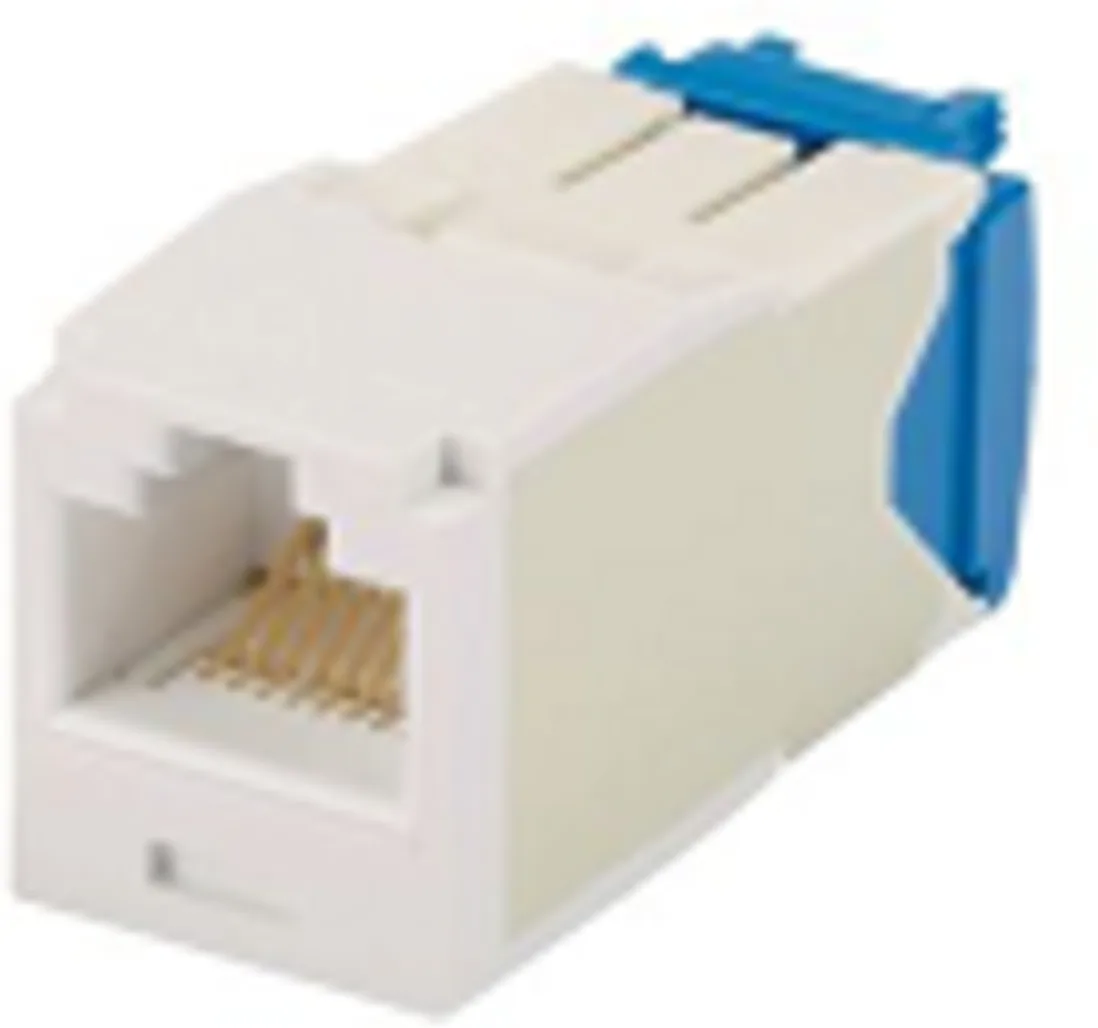 Imagen 0 de Category 6A, UTP module, 8 pos 8 wire, Universal, WHITE, TG Style.