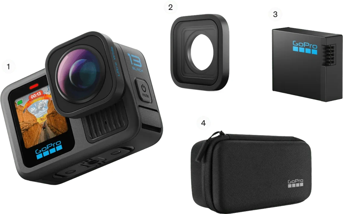 Imagen 0 de Cámara de Acción GoPro HERO13 Black Ultra Wide Edition HDR WIFI6 Negro