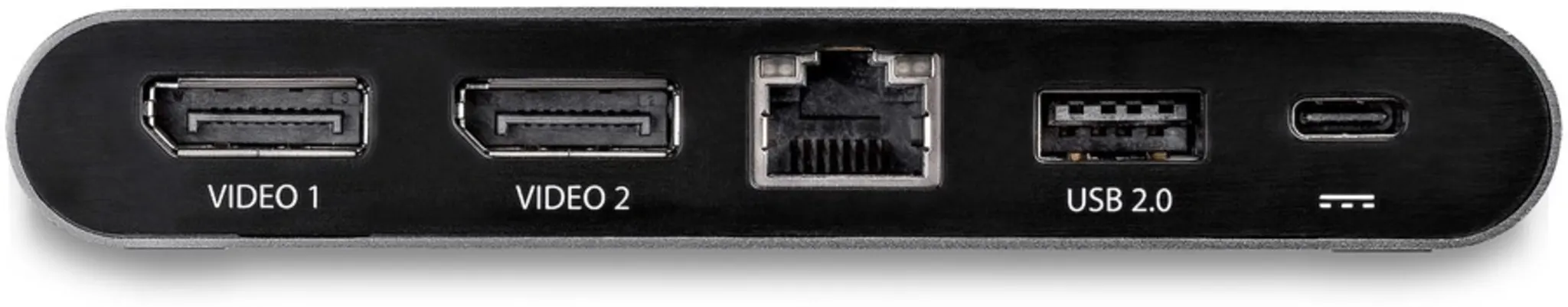 Imagen 1 de Docking Station StarTech Host USB-C, 4K 2*DP USB2.0 USB-A3.0 USB-C LAN p/2 Monit