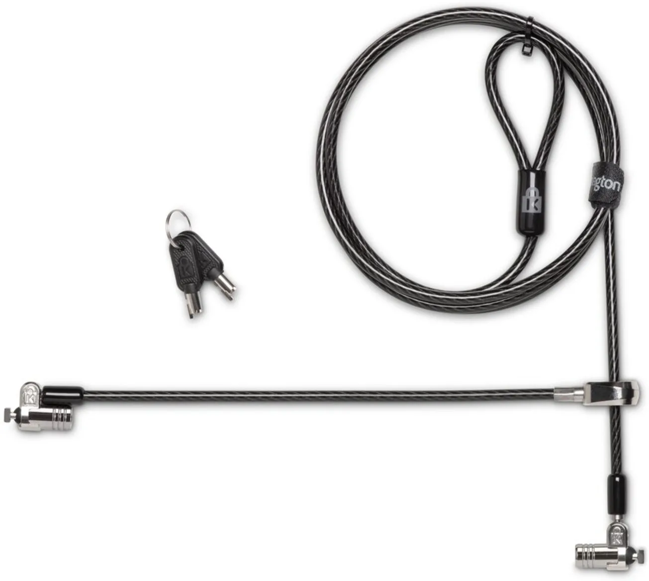 Imagen 1 de Cable de Seguridad Kensington Micro Saver 2.0 Twin 2.4 metros (Bulk) con Llave