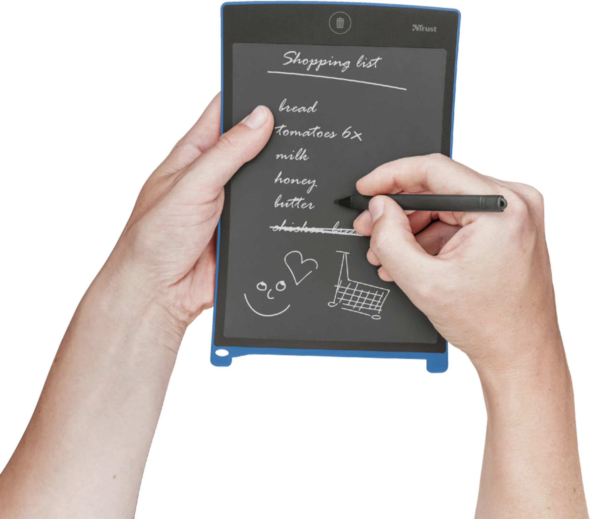 Imagen 4 de Panel Digital Trust Wizz, Interactivo de 8.5" 12.5*17.5cm Color Negro