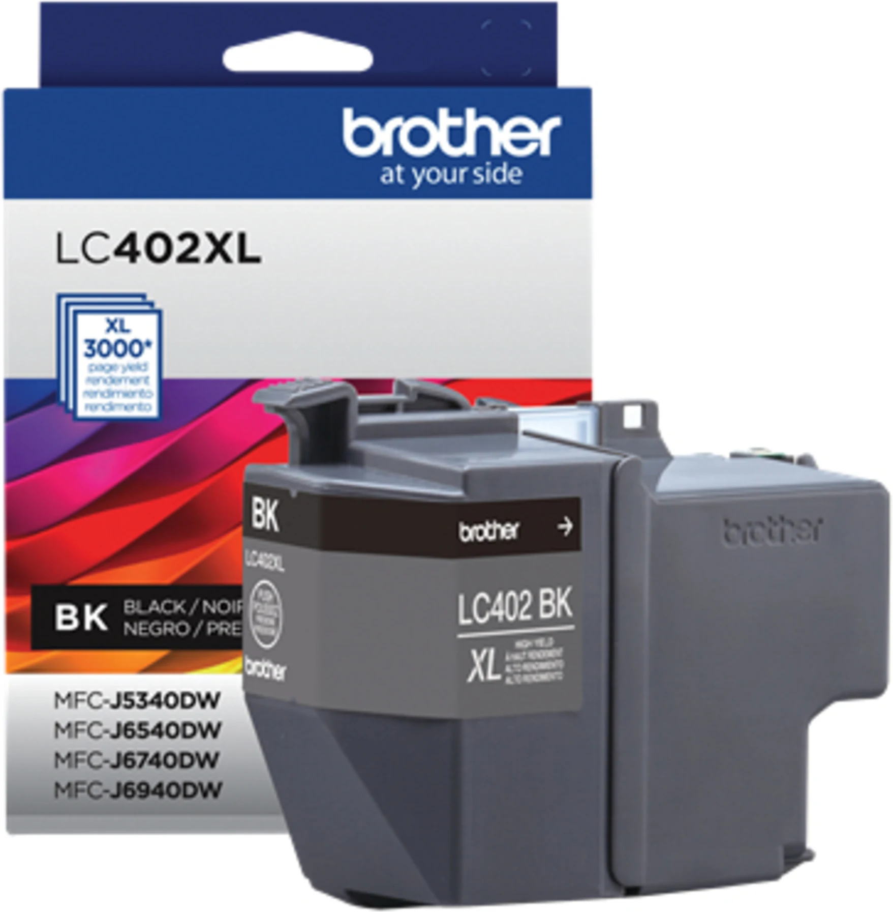 Imagen 1 de Cartridge Brother LC402XLBKS Negro para MFC J5340DW J6540DW J6740DW J694 3000Pág