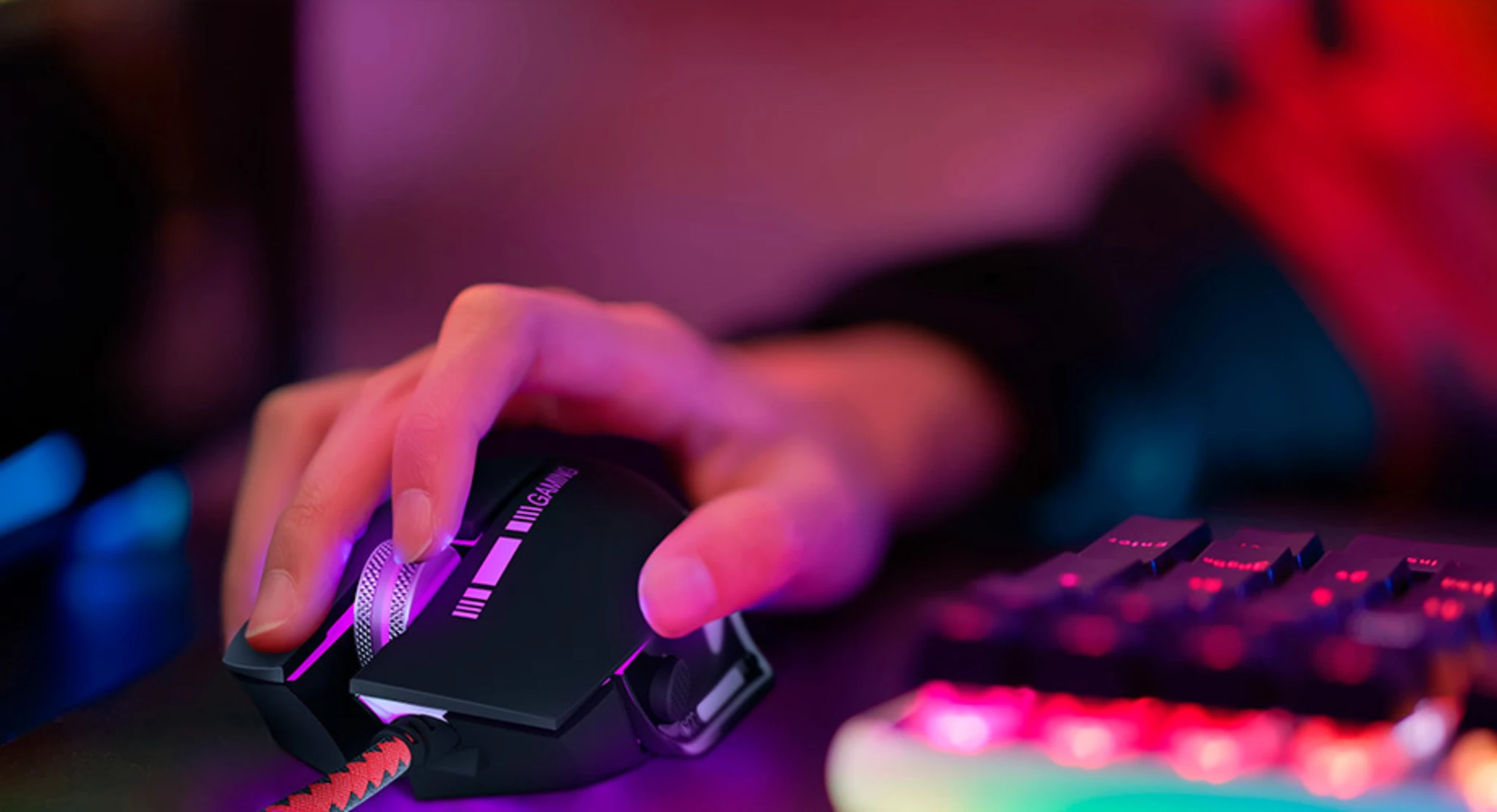 Imagen 6 de Mouse Gamer Xtech 3D 8 Botones Alámbrico USB con Resolución hasta 7200dpi LED 