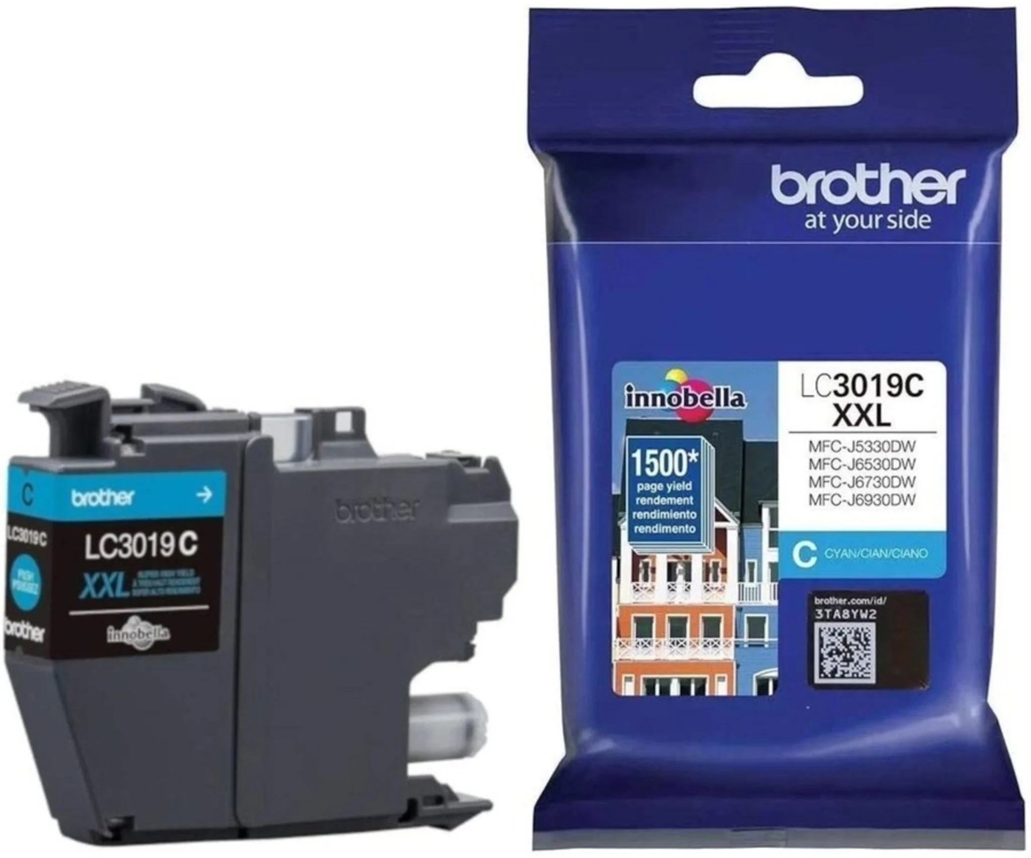 Imagen 0 de Cartridge Brother LC3019C Cyan Alto Rendimiento MFC J5330 J6530 J6930 1500Pág