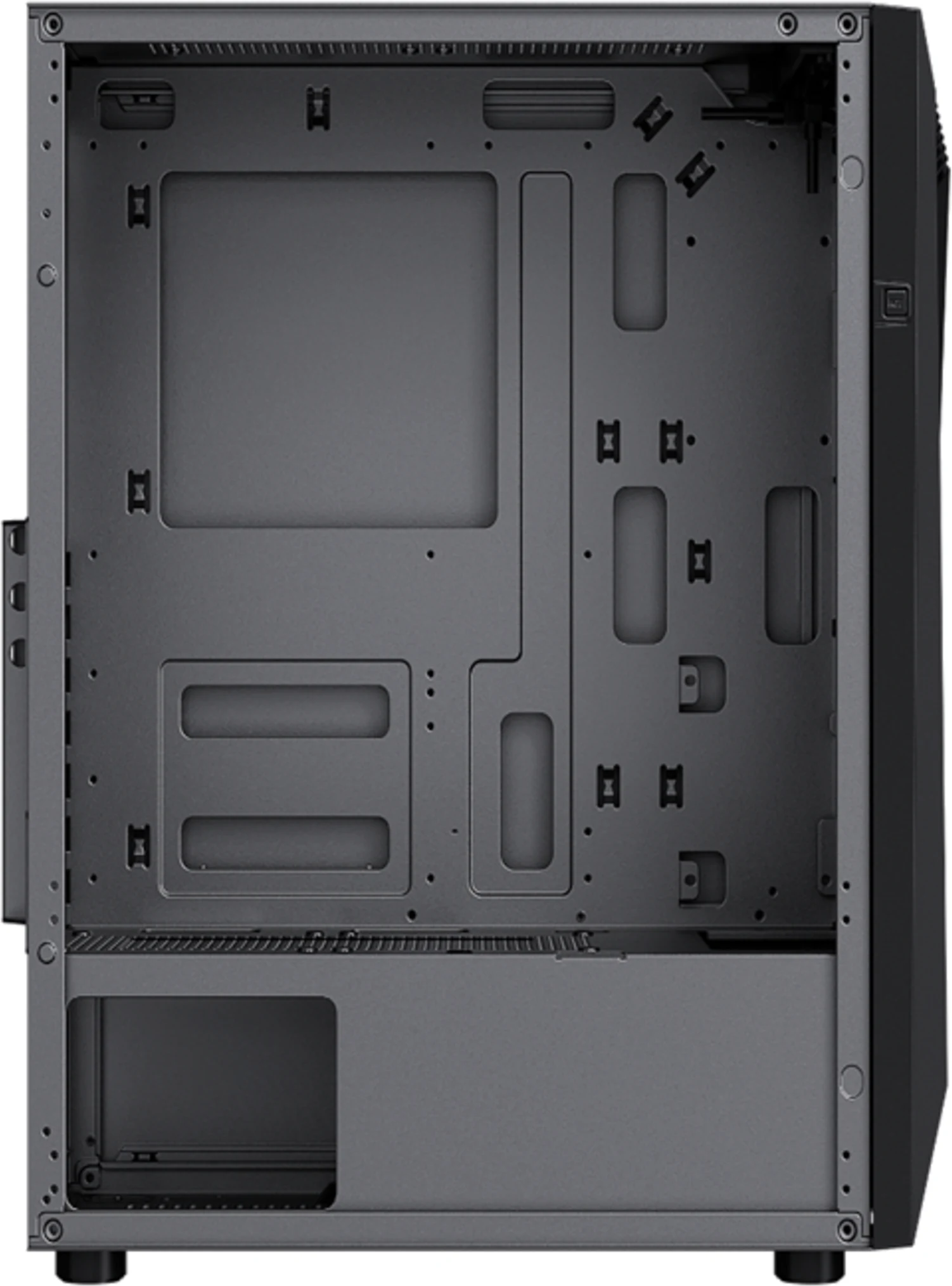 Imagen 6 de Gabinete Gamer EsGaming F22-BK Incluye 4 Ventiladores 120mm ARGB sin Fte ATX