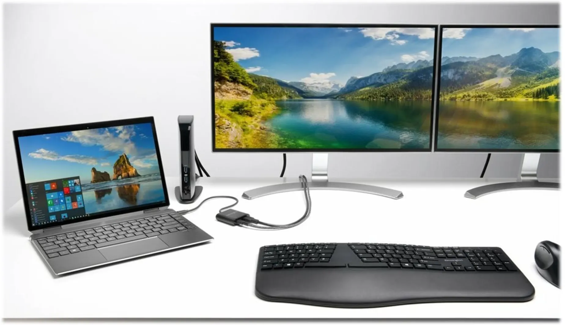 Imagen 2 de Teclado Inalámbrico Ergonómico Kensington K75401ES Pro Fit® BT USB color Negro