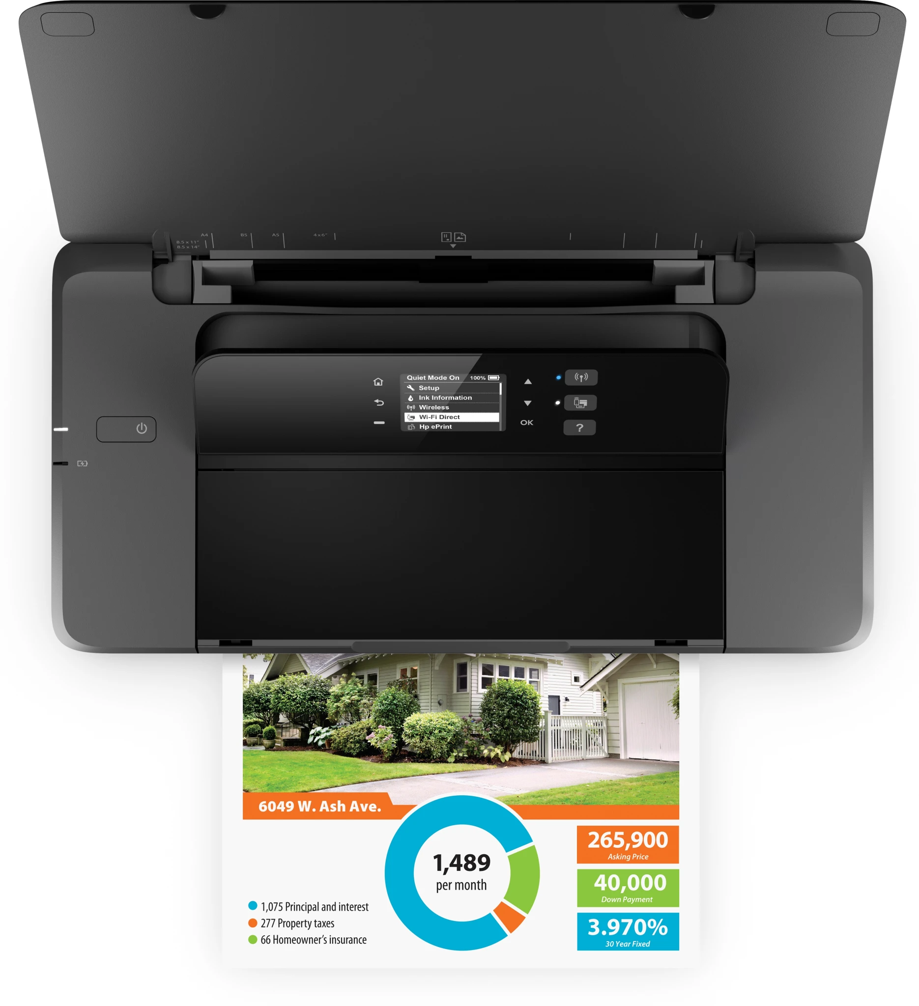 Imagen 9 de Impresora Portátil HP OfficeJet 200 Chorro de Tinta 17 ppm USB 2.0 WIFI A4/Legal