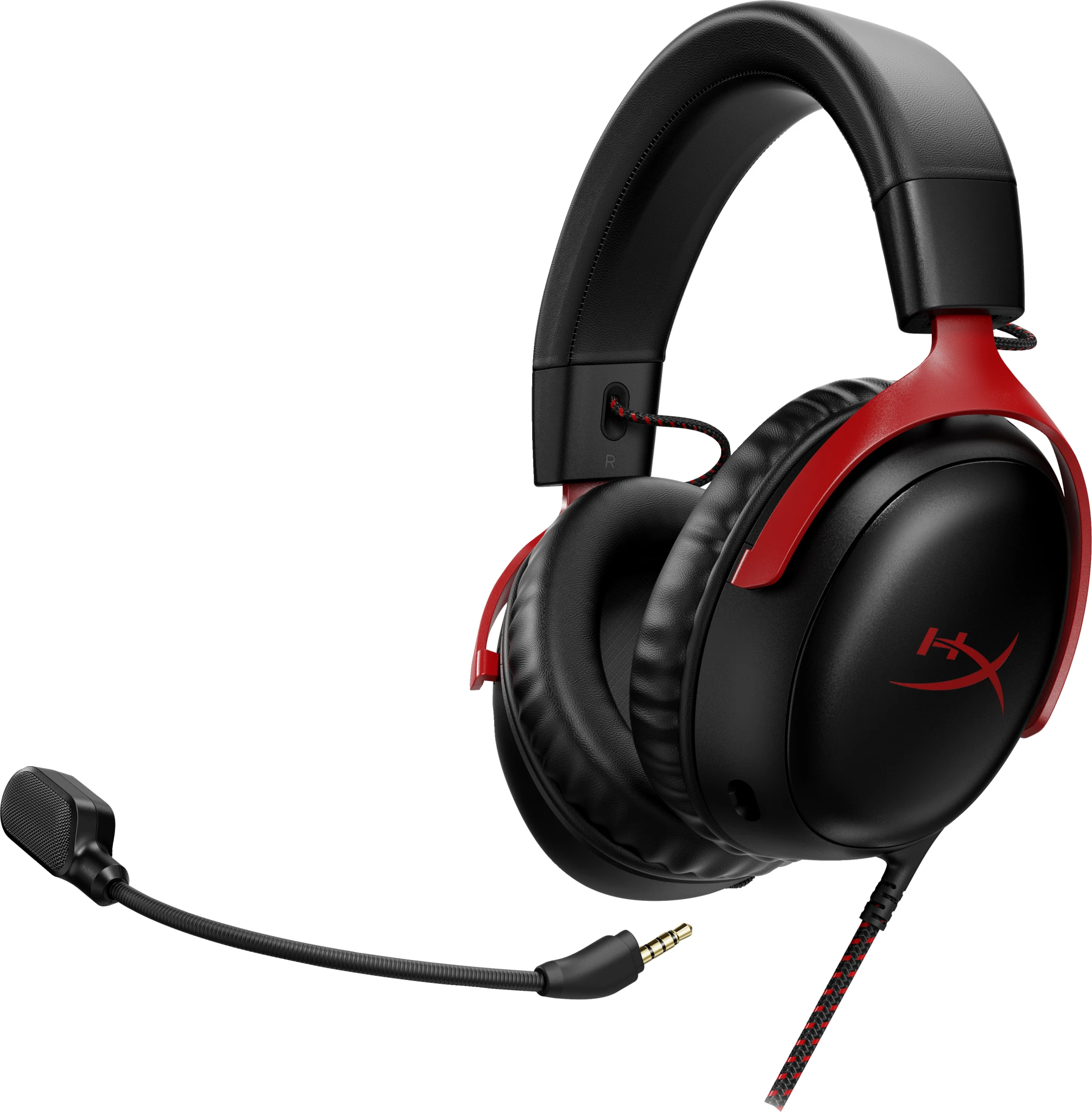 Imagen 1 de Audífonos Gamer Alámbricos OverEar HyperX Cloud III, 3.5mm USB2.0 Negro/rojo