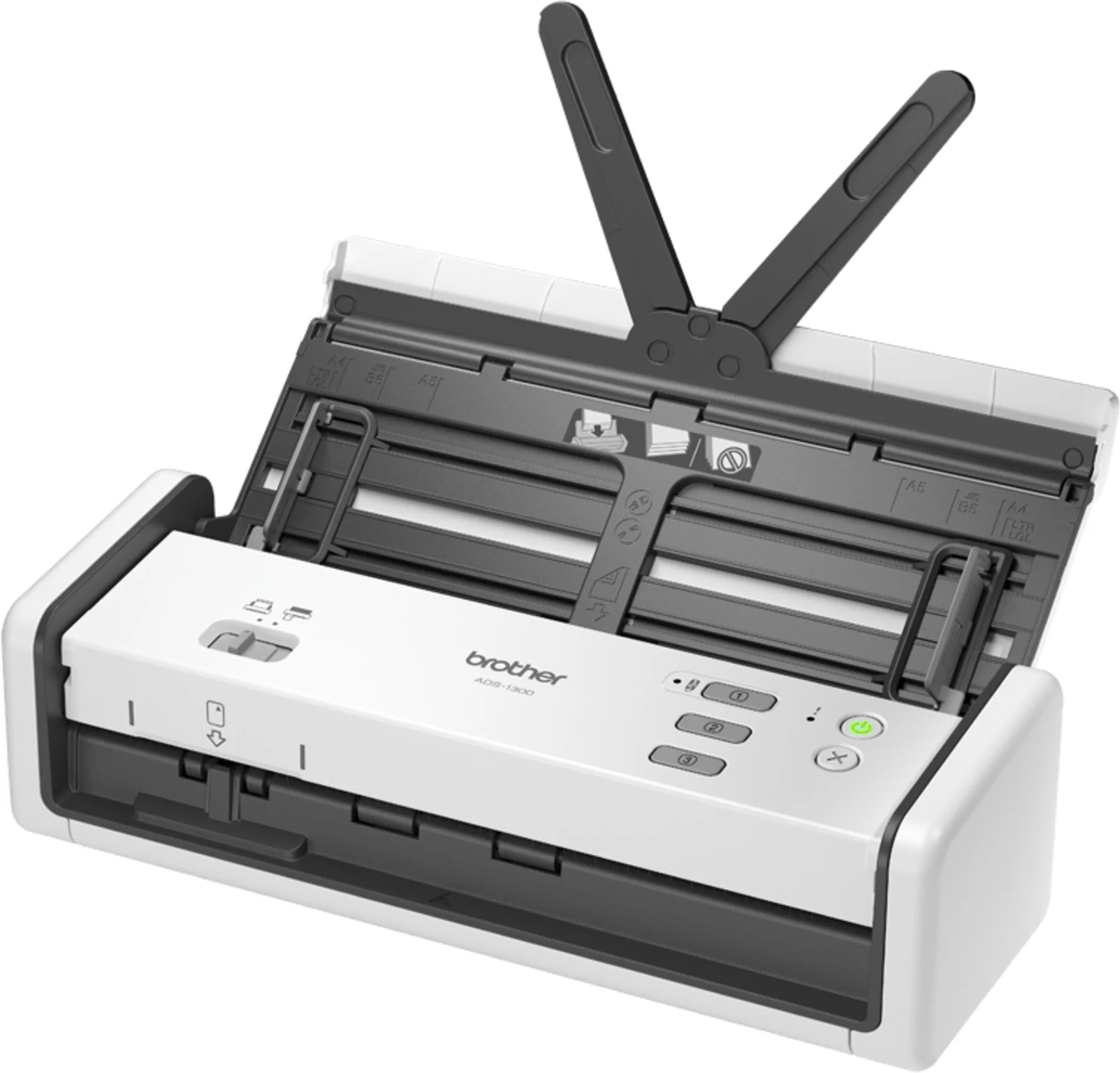 Imagen 6 de Escáner de Escritorio Brother ADS1300, 30ppm 60ipm ADF USB-C USB2.0 Host