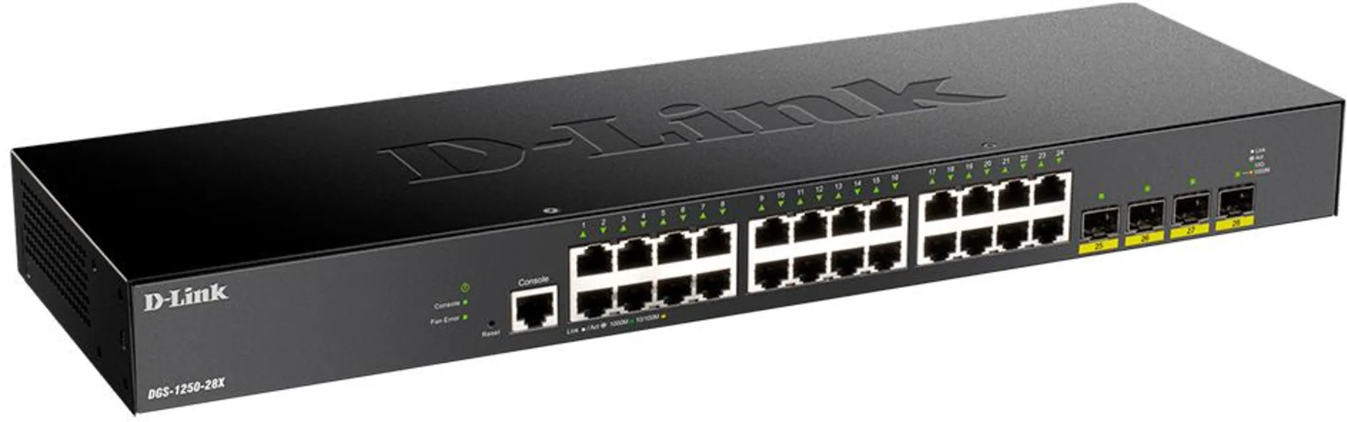 Imagen 1 de Switch D-Link DGS-1250-28X 24 Ports 10/100/1000 Mbps + 4 Ports 1