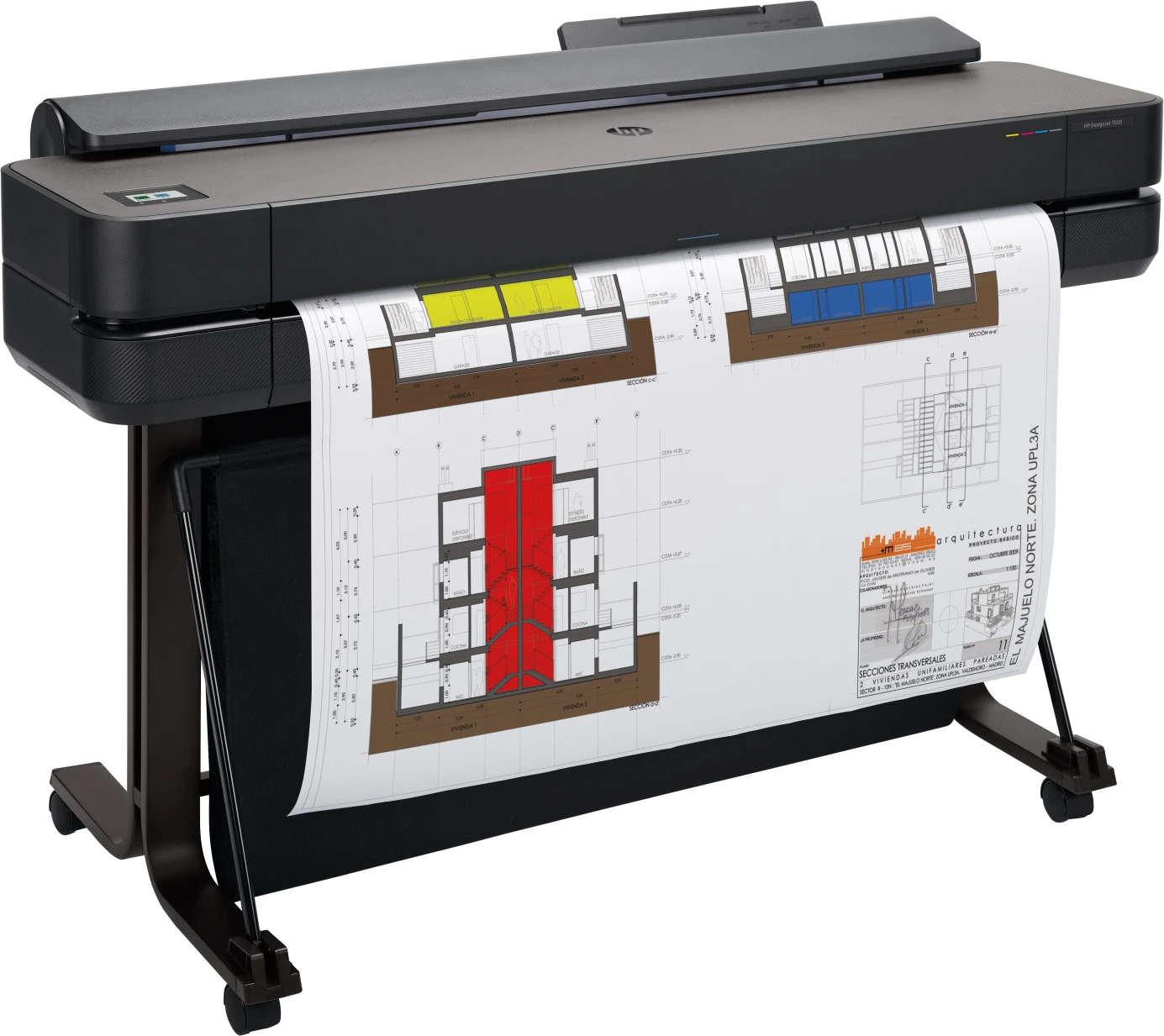 Imagen 2 de Plotter HP DesignJet T650 36" Edición 2025, Inyec. Tinta Color WiFi, LAN, USB2.0