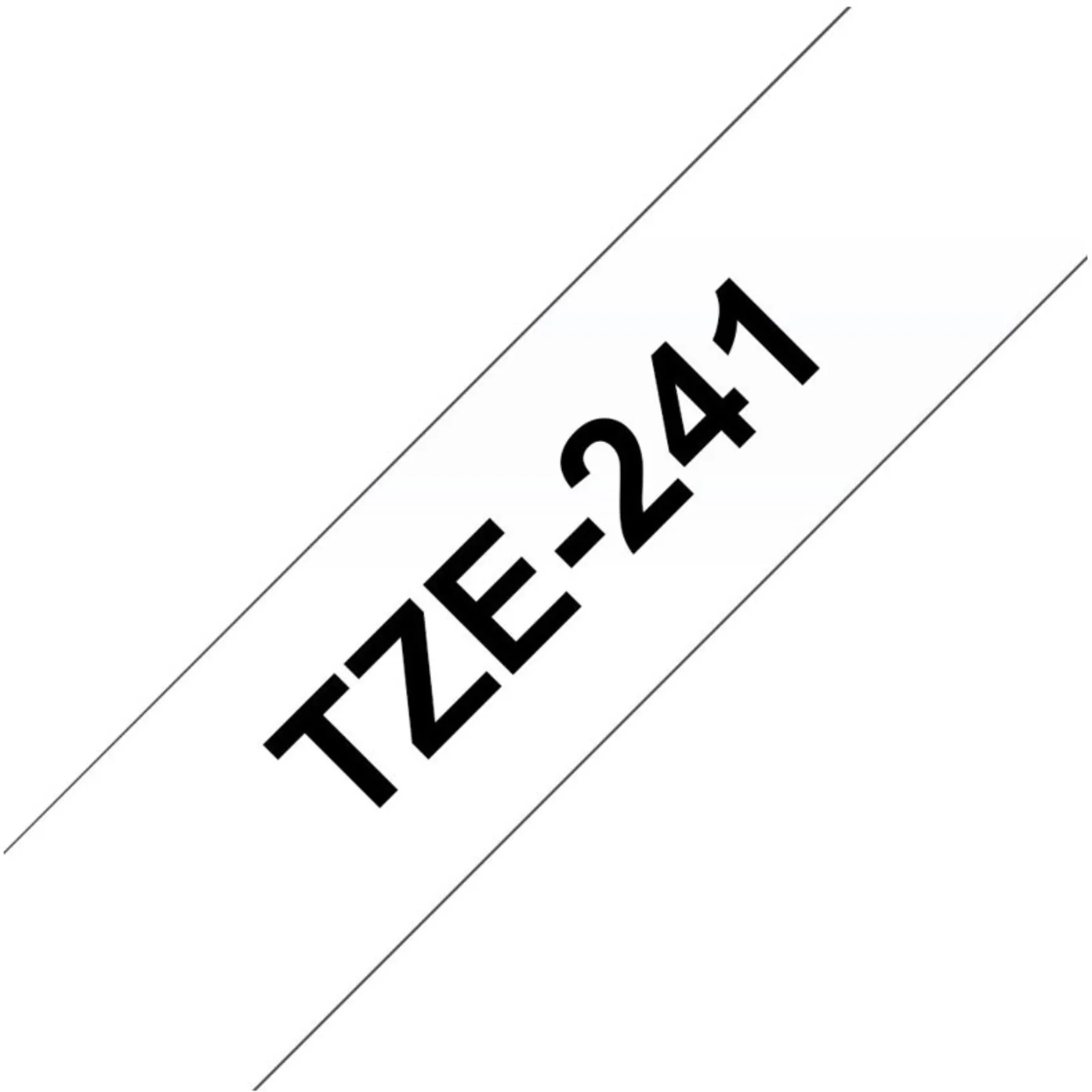 Imagen 3 de Brother laminated tape TZe241 black on white