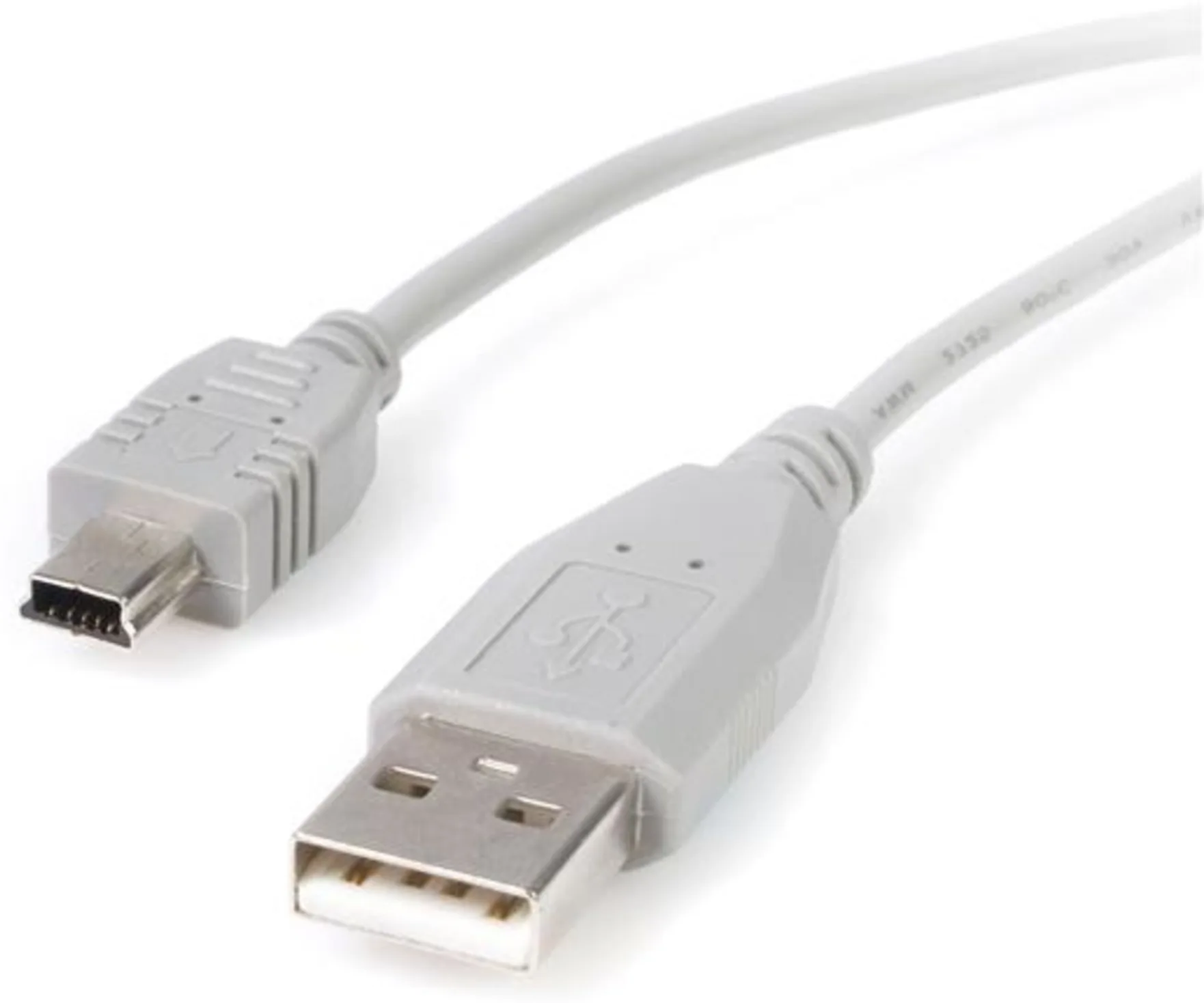 Imagen 0 de Cable de Transferencia de Datos USB-A Macho a Mini USB-B Macho Longitud 1.83 m.