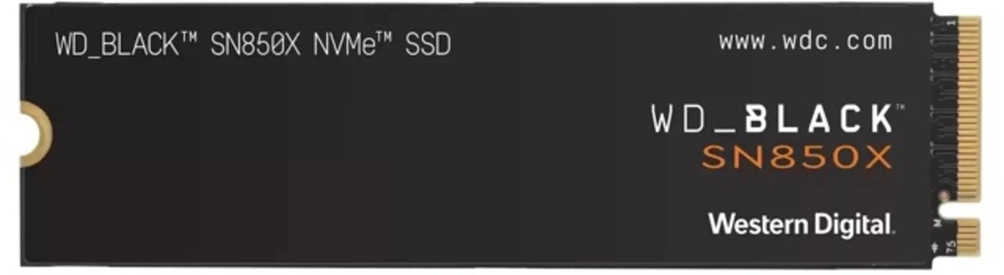 Imagen 0 de Unidad SSD Western Digital Black SN850x 1TB M.2 22*80 PCIe4x4 L7300MB/s E6300MB/