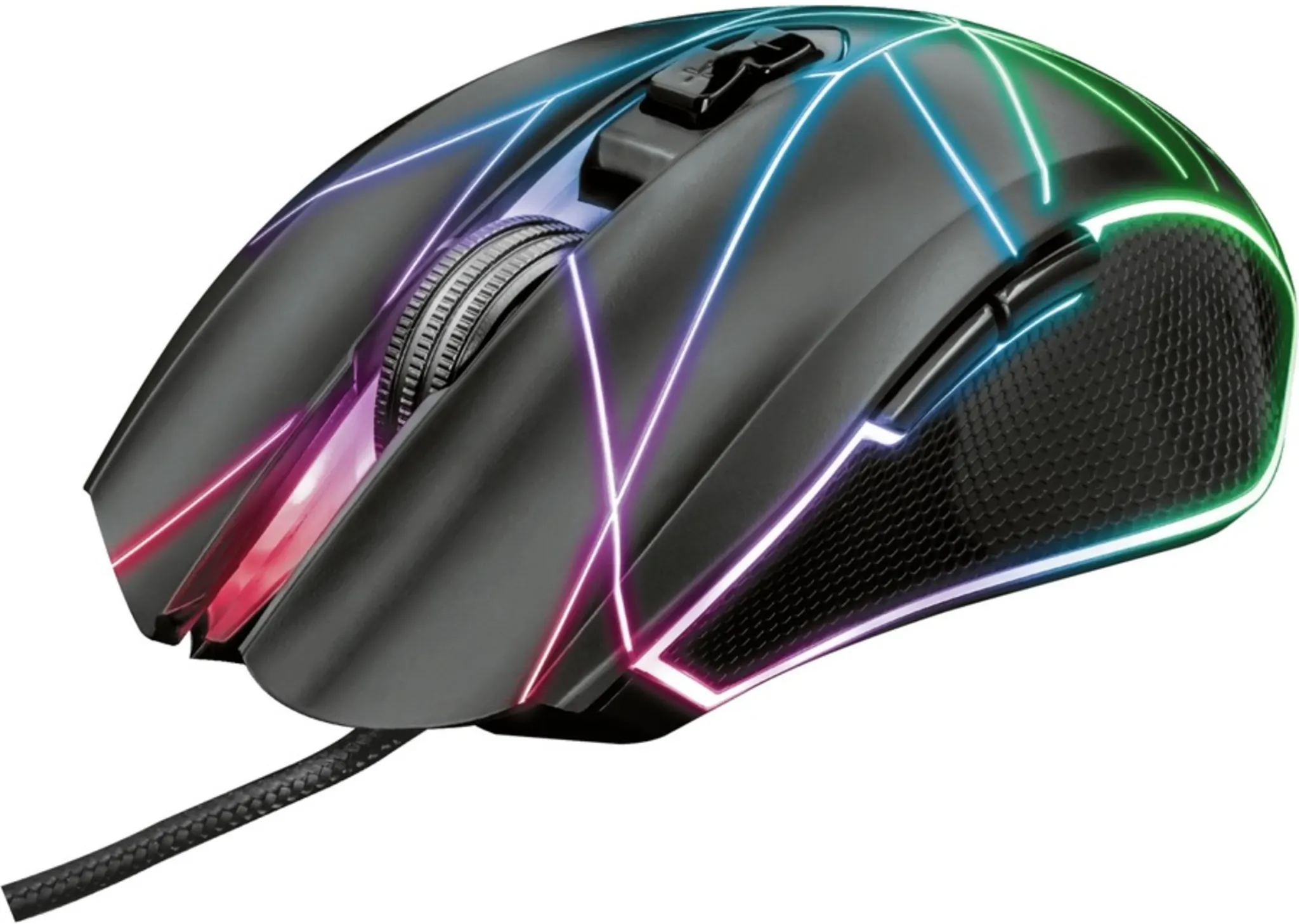 Imagen 6 de Mouse Gamer Alámbrico Trust GXT 160X Ture RGB Óptico 4500dpi cable 1.8m USB Negr