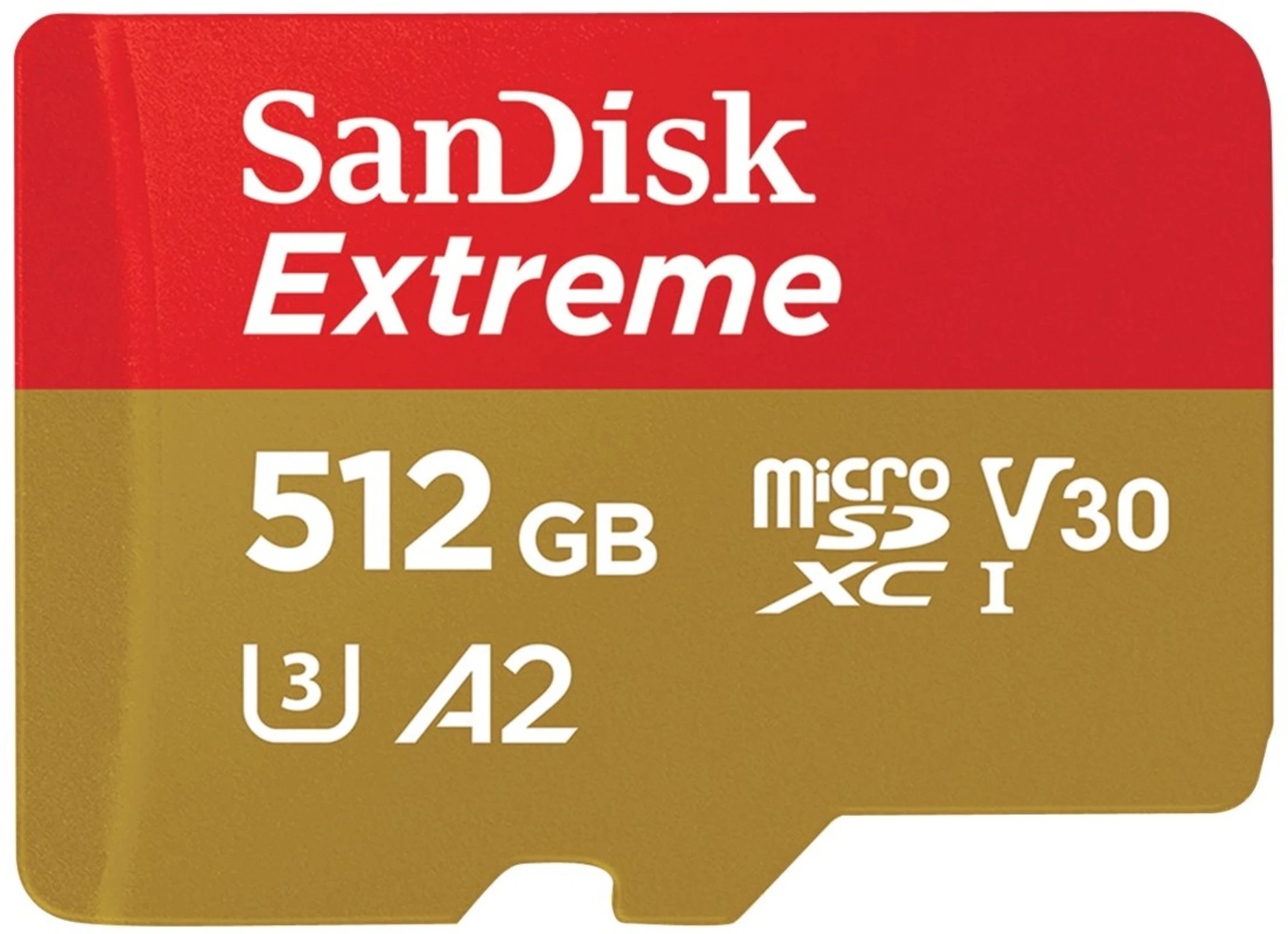Imagen 1 de Memoria MicroSD 512GB SanDisk Extreme UHSI C10 A2 U3 V30 Lec 190MB/s Esc130MB/s