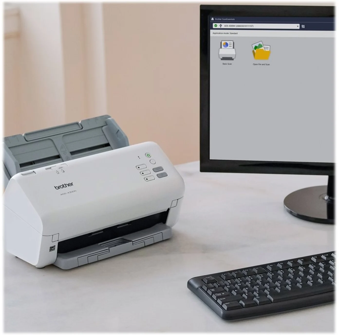 Imagen 9 de Escáner de Escritorio Brother ADS-4300N, Prof 600ppp 80ppm Doble Cara LAN USB2.0