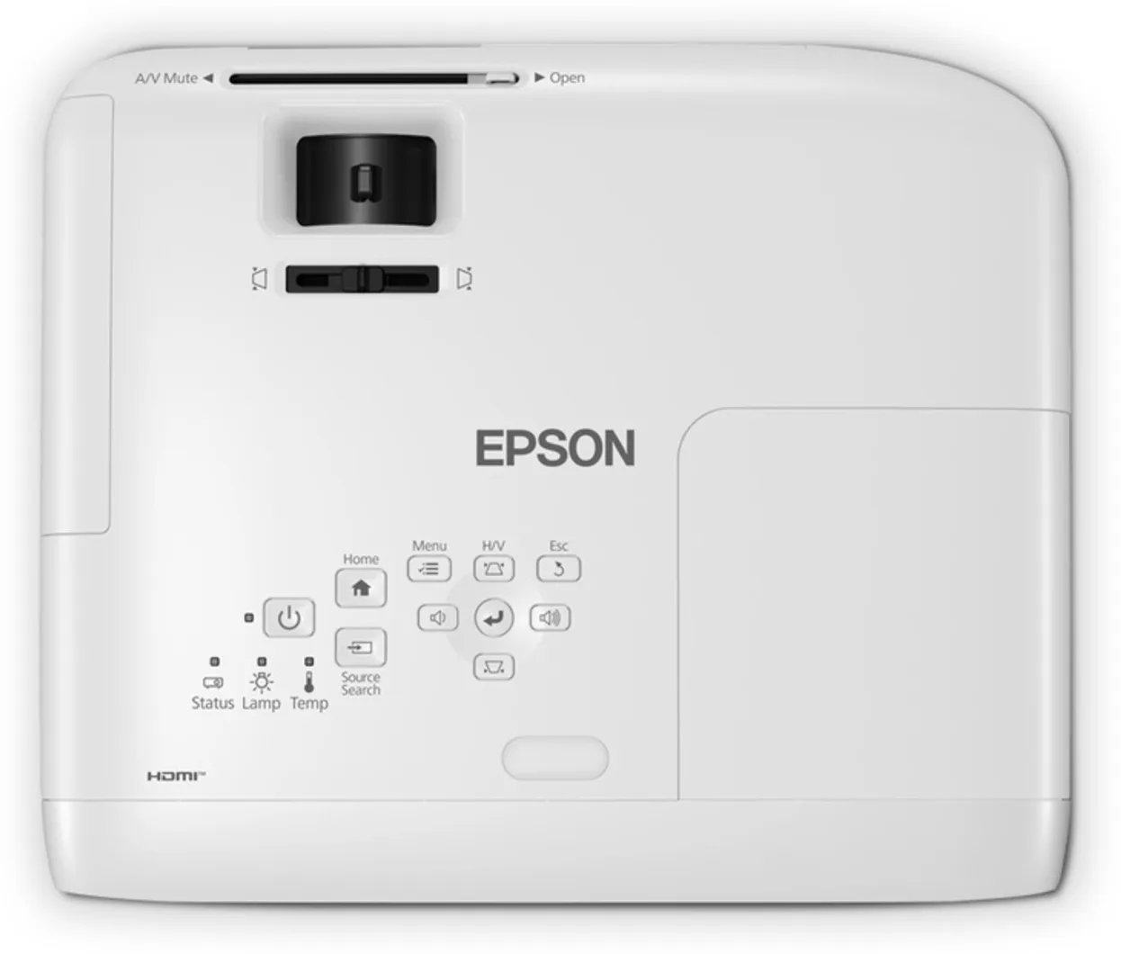 Imagen 2 de Proyector Epson PowerLite E24 3600 Lúm. XGA 3LCD HDMI USB Altavoz 300 Pulgadas
