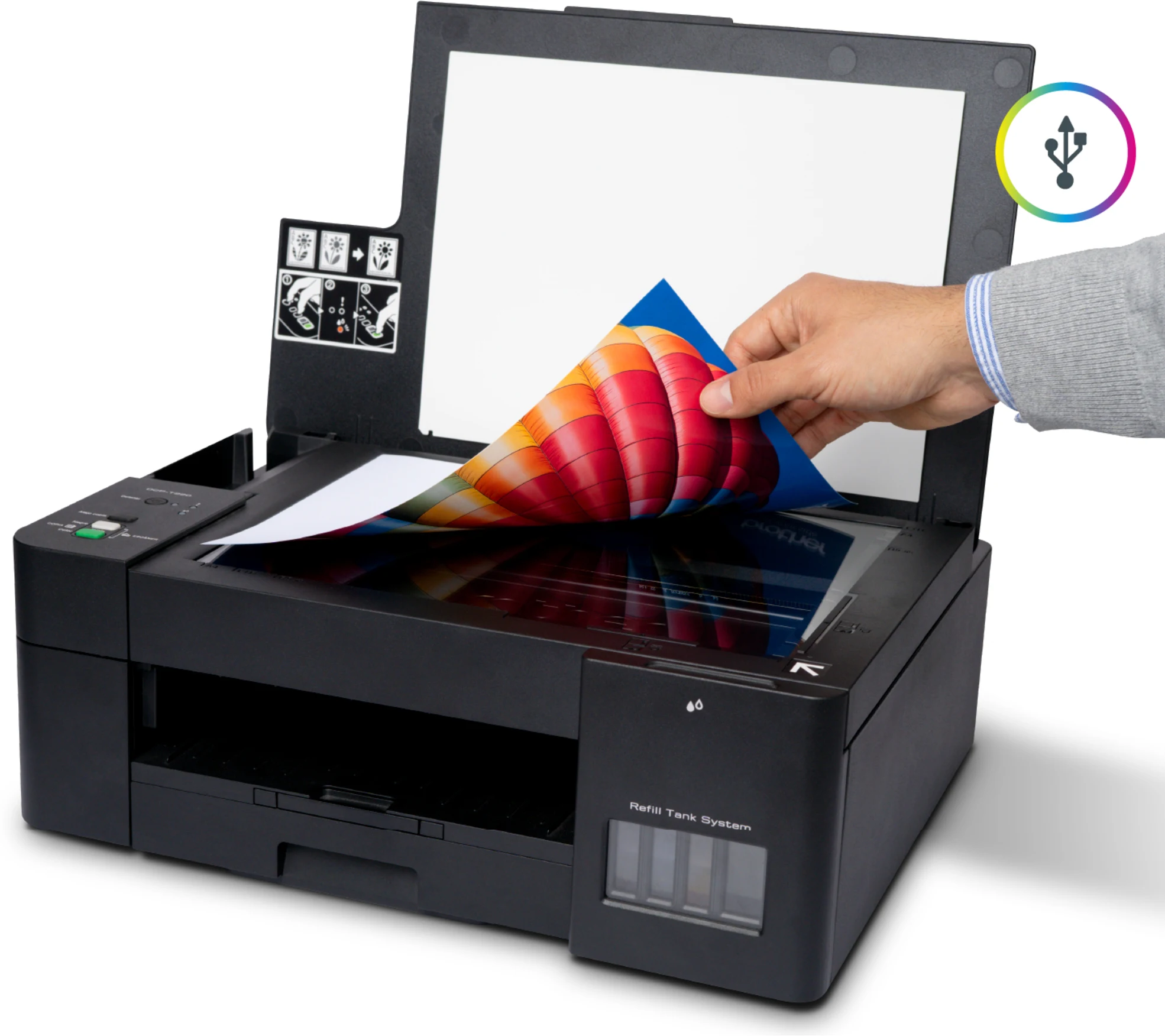 Imagen 4 de Impresora Multifunción Brother DCP-T220 Tanque de tinta color USB 2.0 