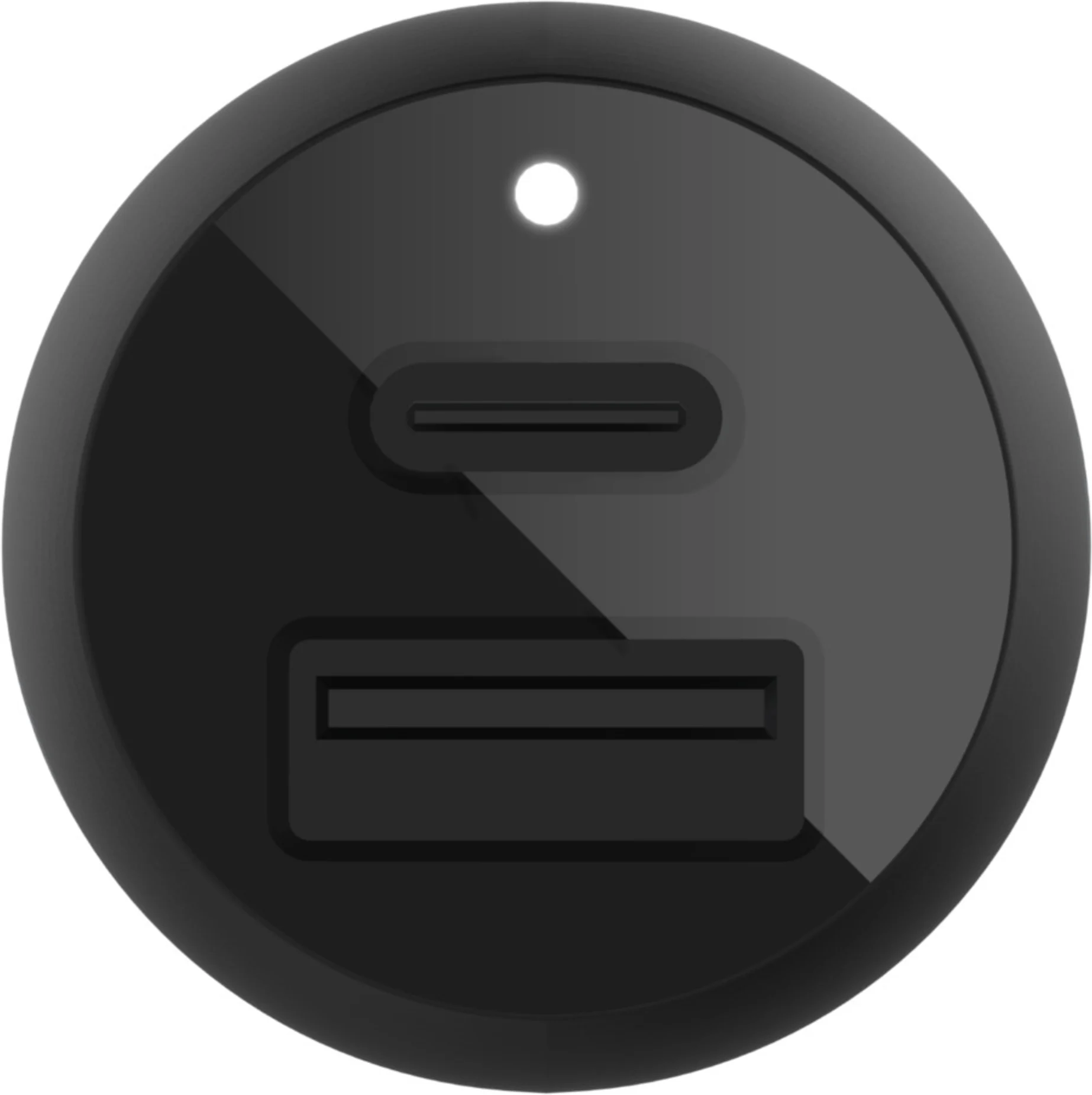 Imagen 3 de Belkin BOOST UP Dual Car Charger with PPS 37W - Adaptador de corriente para el coche - 37 vatios - PD 3.0 - 2 conectores de salida (USB, 24 pin USB-C)