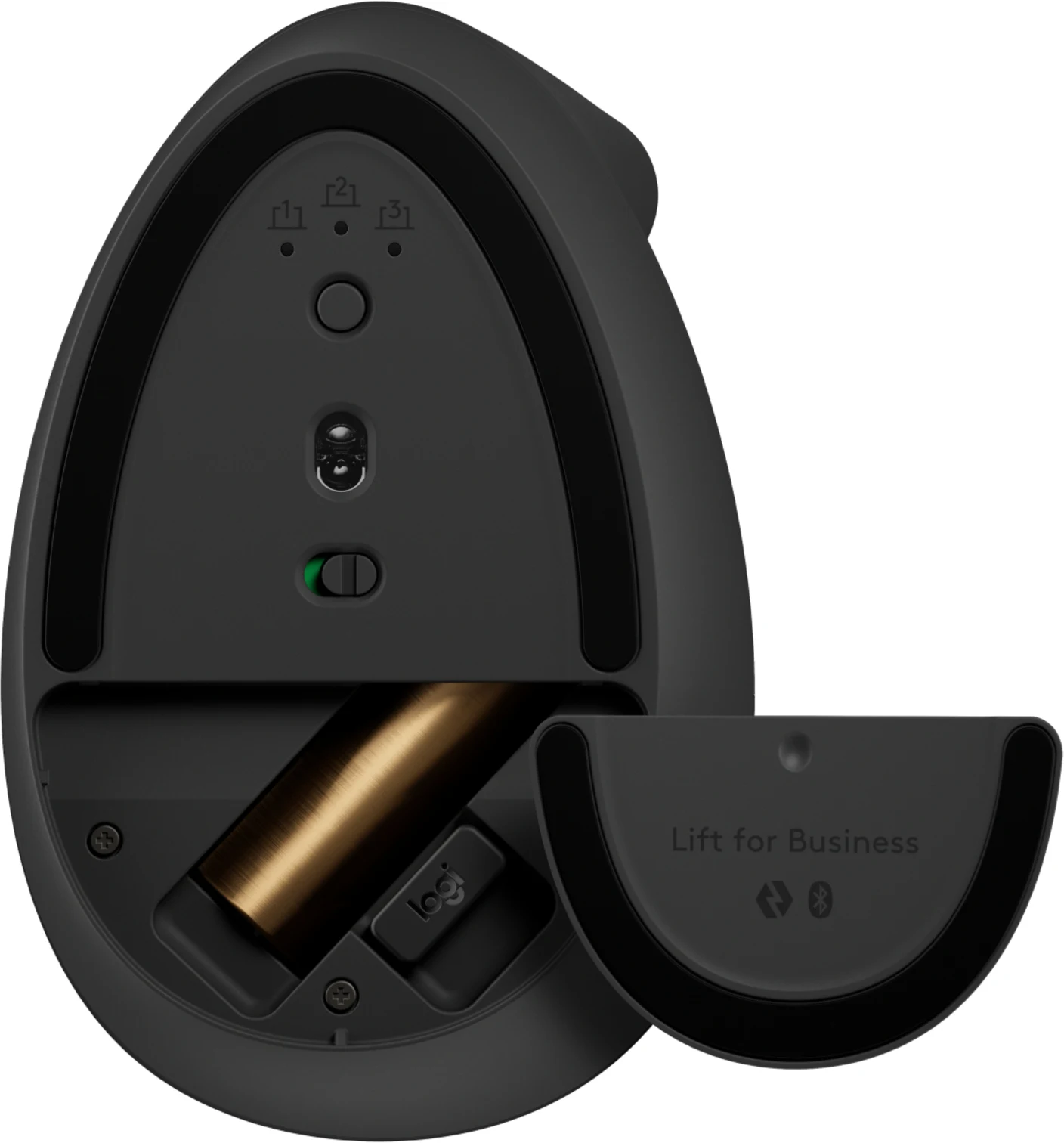 Imagen 6 de Mouse Ergonómico Inalámbrico Logitech Lift, Óptico 4000dpi 4 Botones Grafito