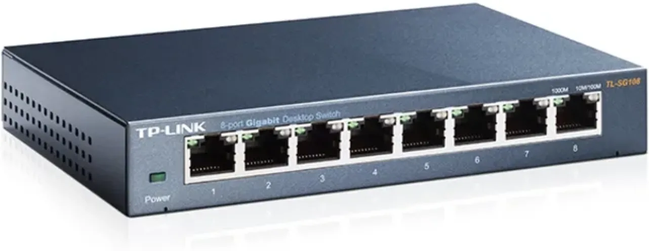 Imagen 1 de Switch TP-Link TL-SG108, 8 Puertos Gigabit Ethernet Soportan Auto-MDI/MDIX, P&P