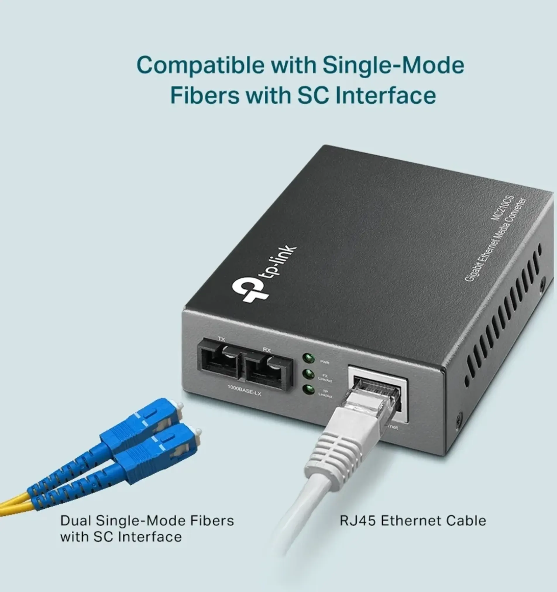 Imagen 2 de Convertidor de Medios Ethernet Gigabit MC210CS
