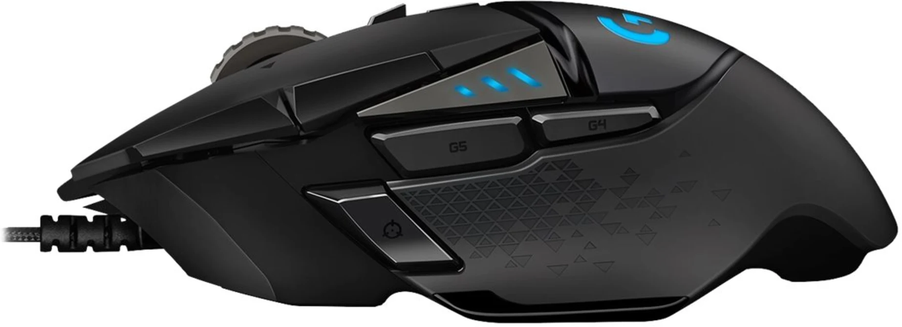 Imagen 5 de Mouse Gamer Alámbrico Logitech G502 Hero Óptico 16000dpi 11 Btns USB RGB Negro
