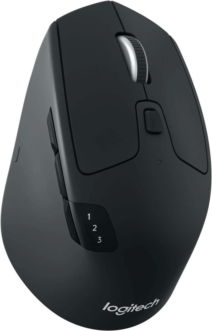 Imagen 0 de Mouse Inalámbrico Logitech Triathlon M720 Óptico 1000dpi 2.4Ghz Bluetooth Negro 