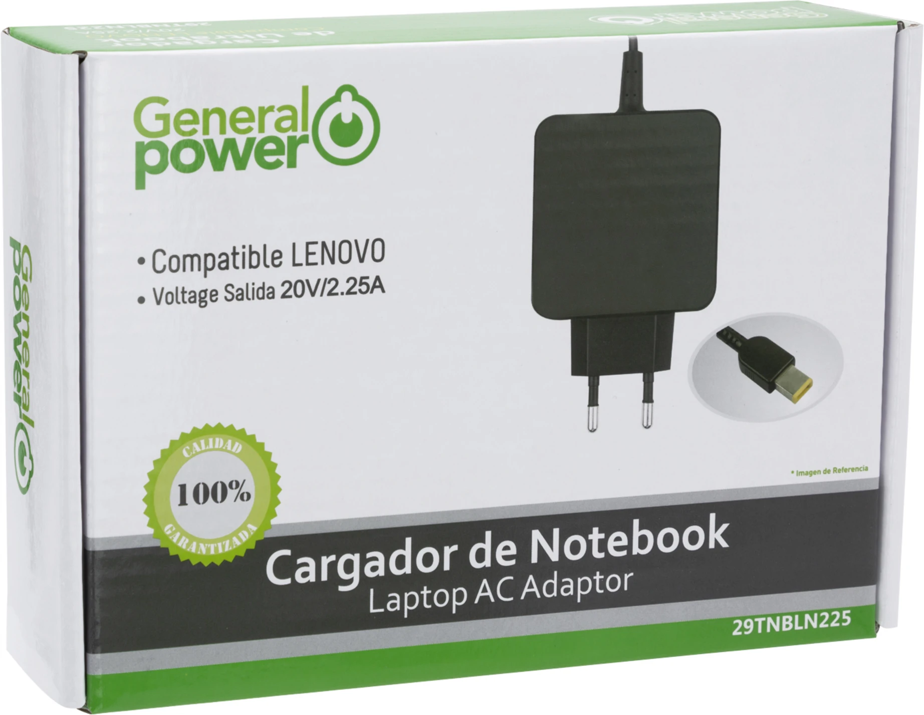 Imagen 2 de Cargador Notebook Lenovo 45W 20V 2.25A (TIPO USB) para ULTRABOOK