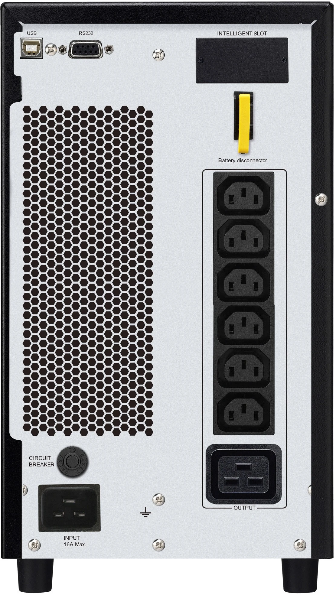 Imagen 1 de UPS APC Easy-Ups SRV3KI 3000VA 230V 2.4 KW RS-232 USB On Line 6 Salidas AC