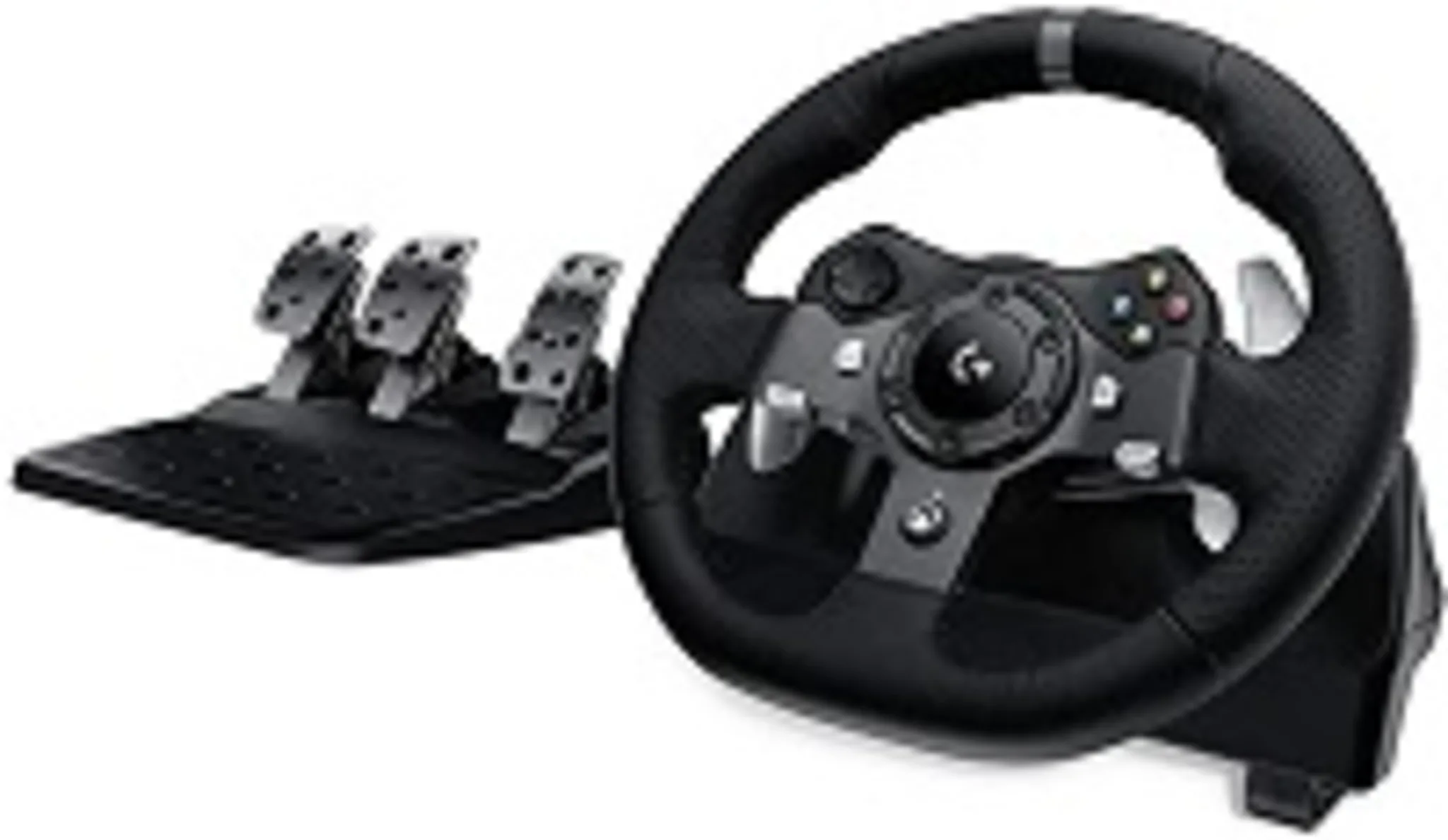 Imagen 0 de Volante + Pedales Logitech G923, para Videos juegos de carrera Sony PS4 PS5, USB