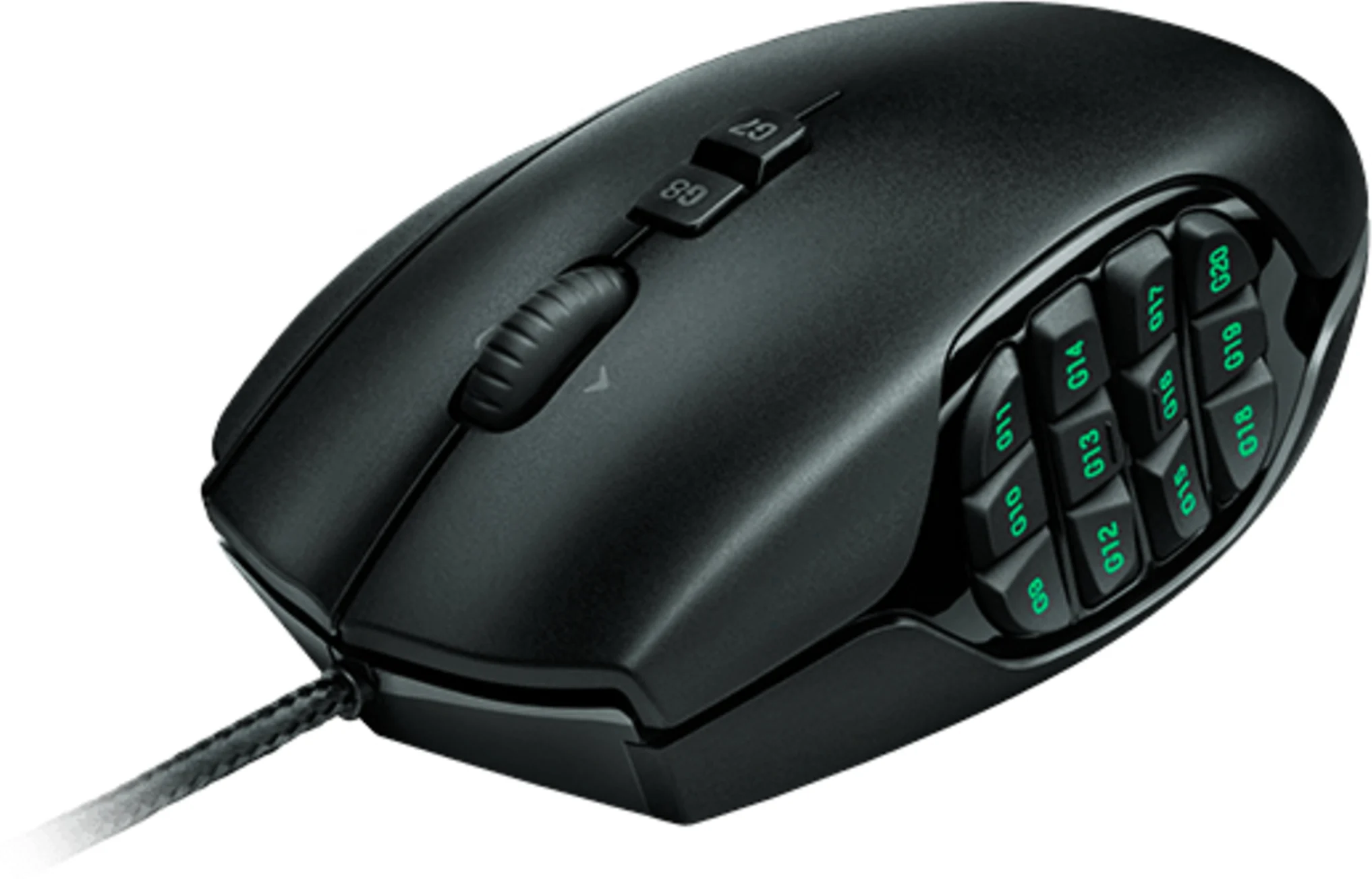 Imagen 0 de Mouse Gamer Alámbrico Logitech G600 MMO 8200dpi 20 Btns RGB Cable USB 2mts Negro