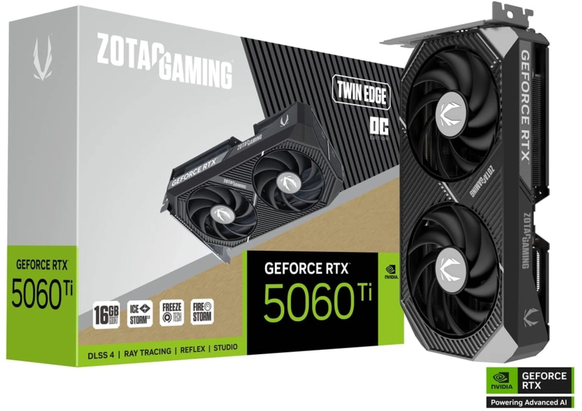 Imagen 0 de Tarjeta de Video Nvidia GeForce Zotac RTX 5060Ti TwinEdge OC 16GB GDDR7