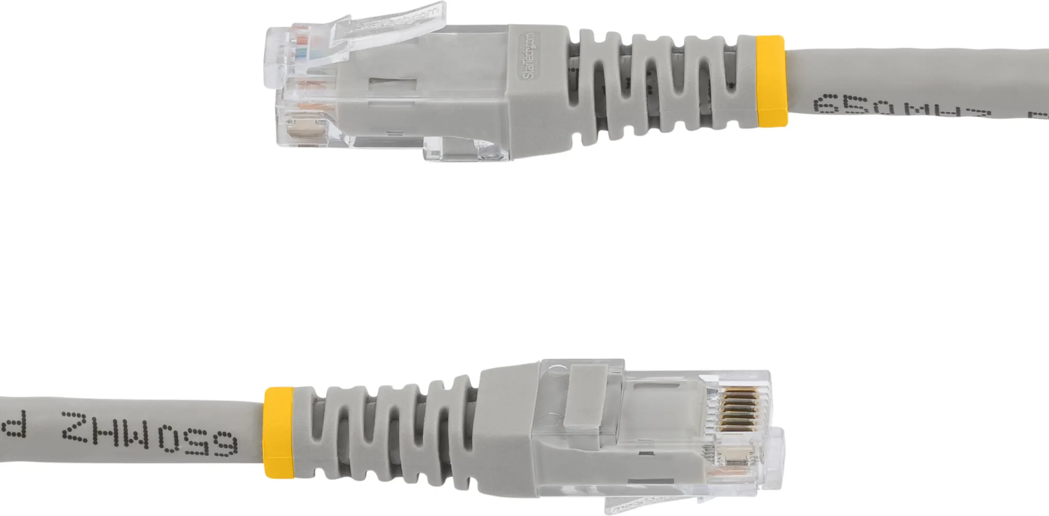Imagen 2 de Cable de Red StarTech Cat6 UTP RJ45 Gigabit Ethernet ETL 91cm 3 ft Color GRIS